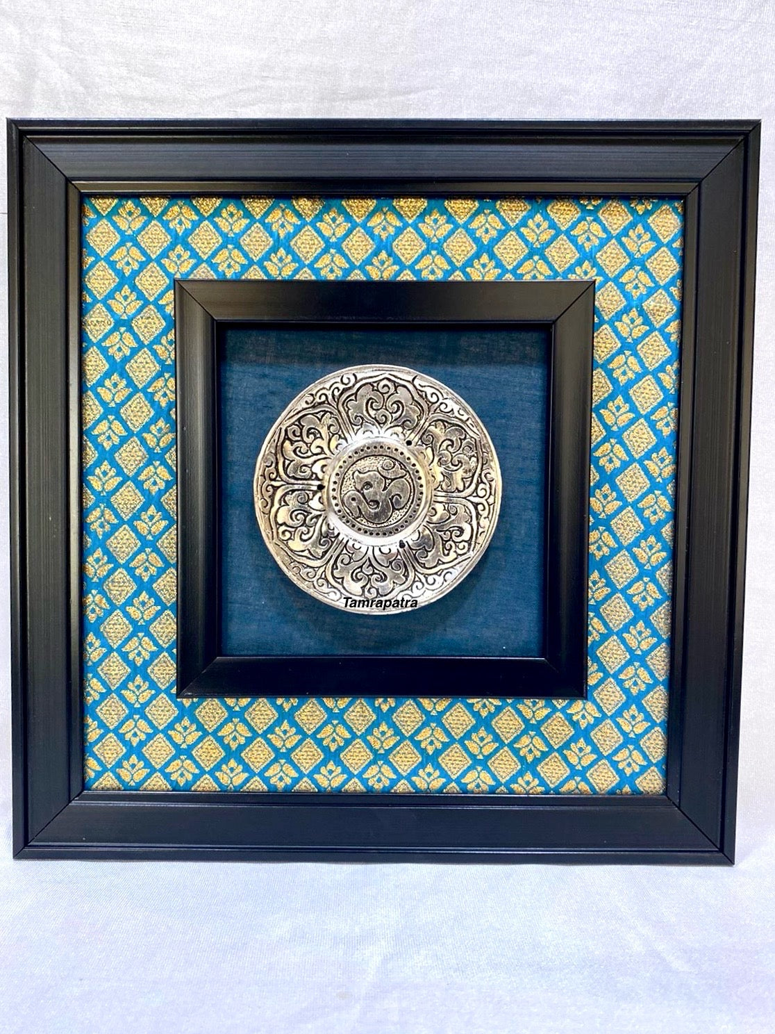 Metal Carving Plates On Beautiful Vibrant Handcrafted Frames Wall Art By Tamrapatra