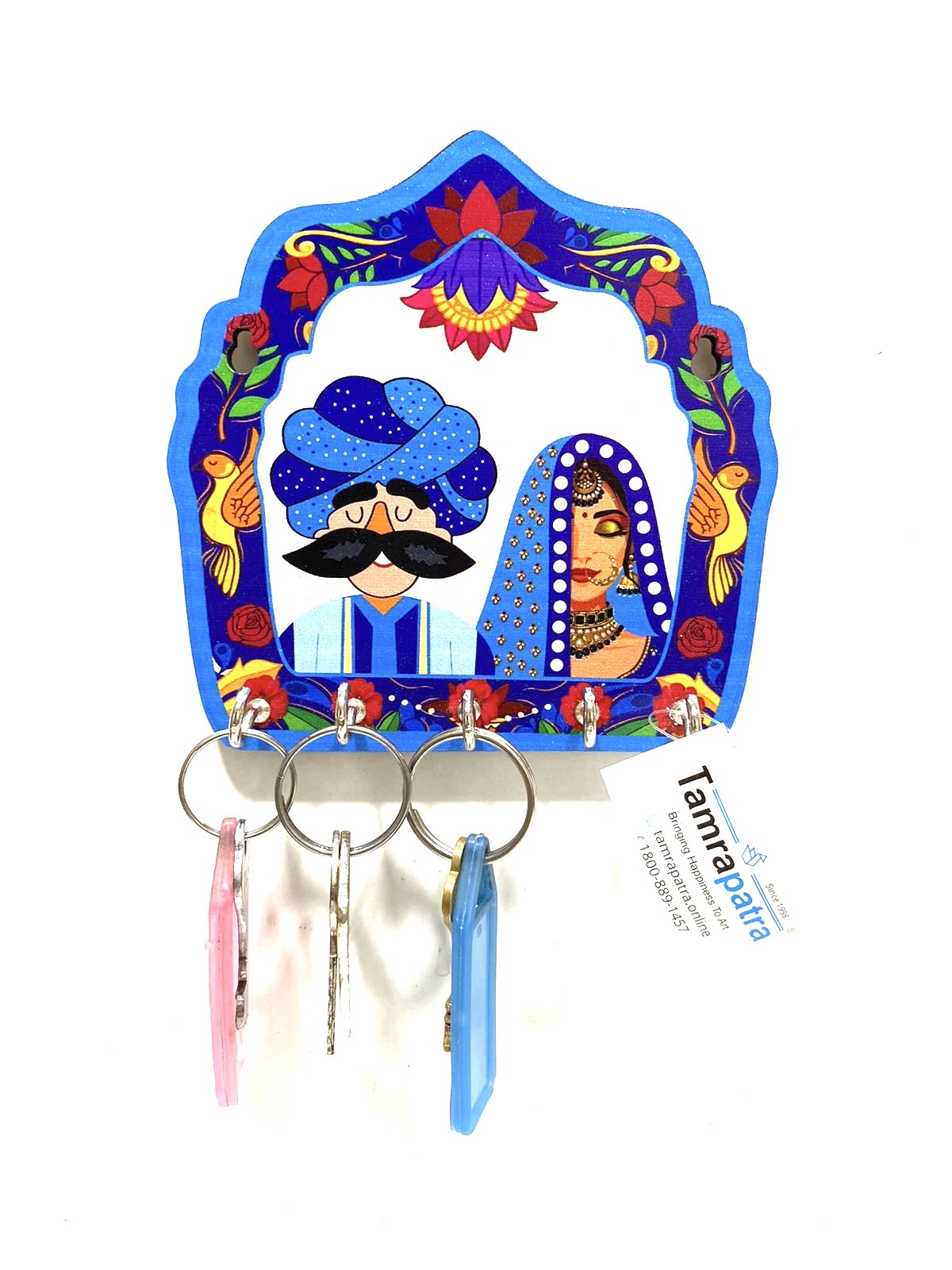 Various Concepts Of Indian Heritage Key Holders Collection MDF From Tamrapatra