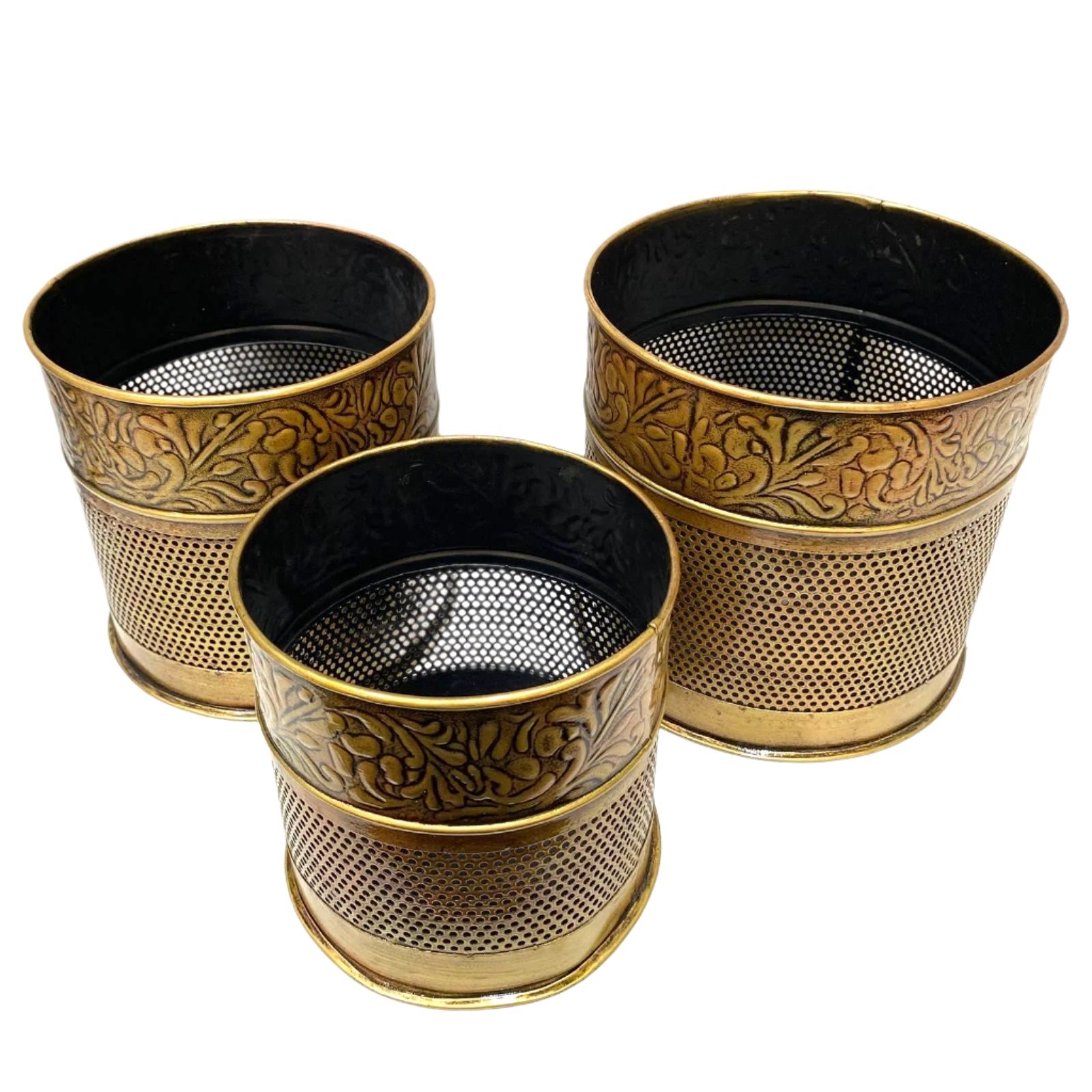 Multipurpose Metal Style Candle Light Holder Planter Wedding Décor By Tamrapatra
