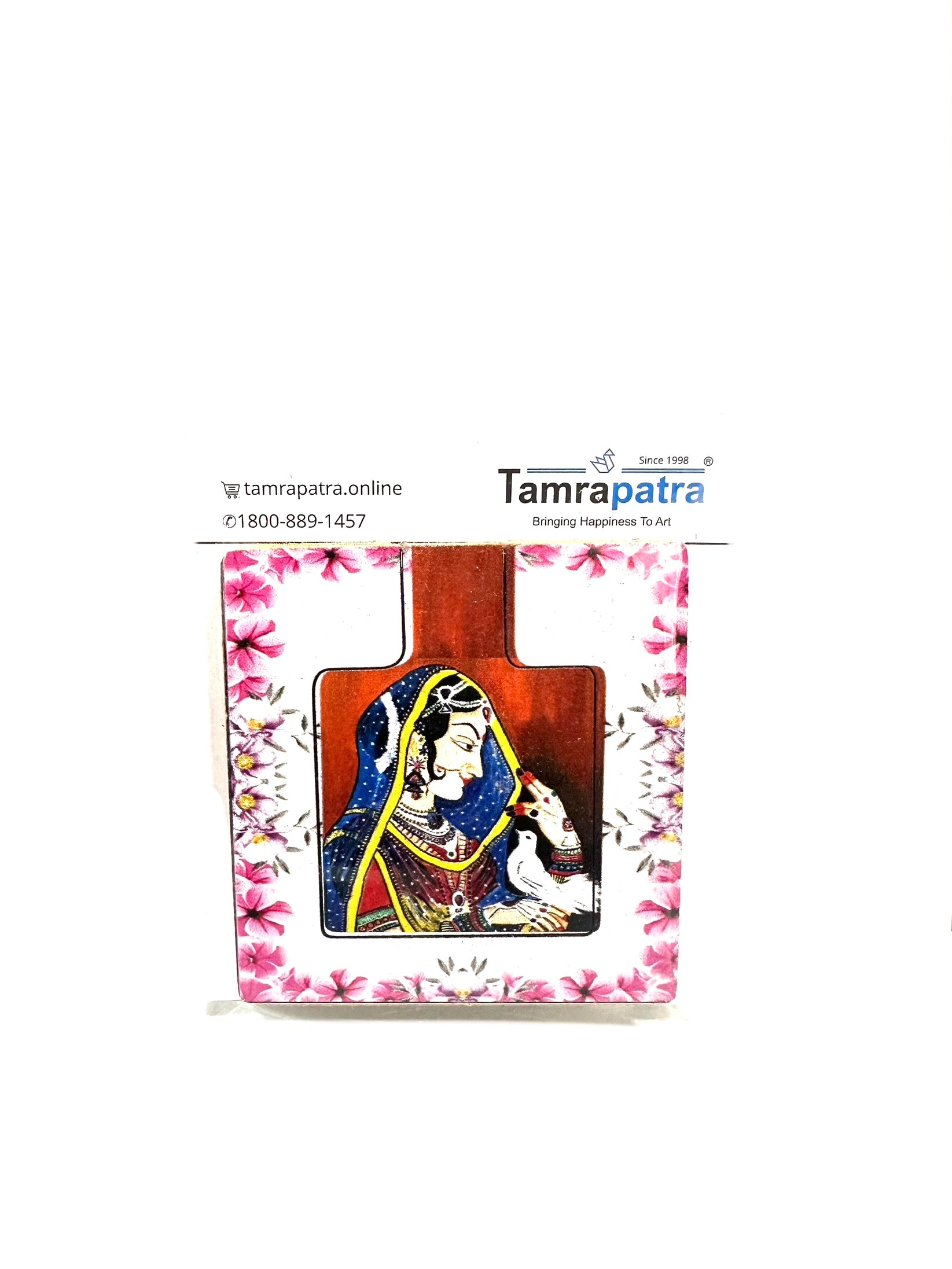 Pocket Mirror Miniature Hand Painting Fashion Accessories By Tamrapatra