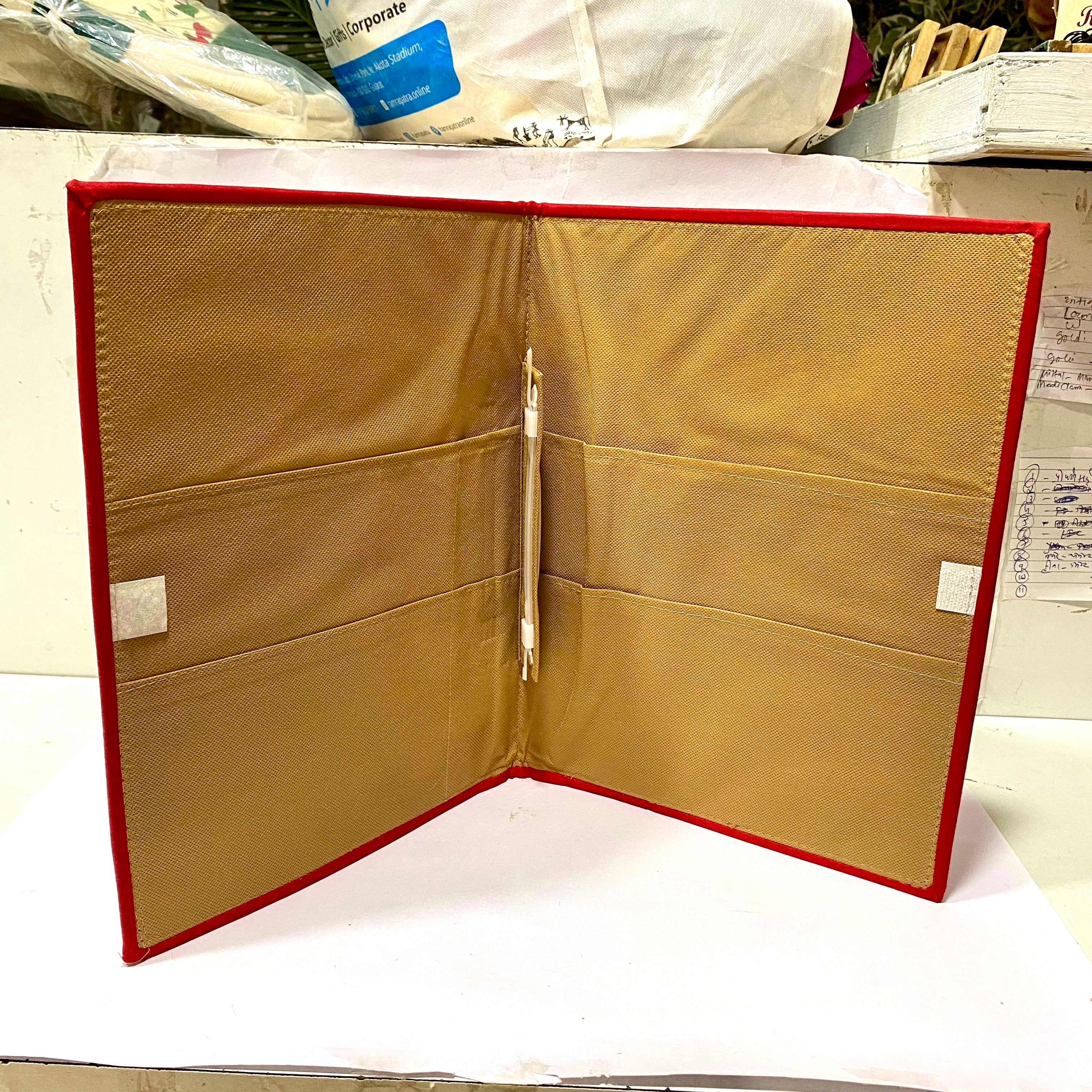 Embroidery Handmade Files To Store Documents Ethnic Collection By Tamrapatra