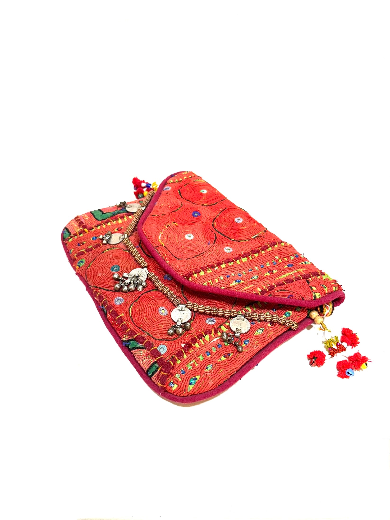 Purse Coin Work Traditional Embroidery Work Handcrafted From Tamrapatra