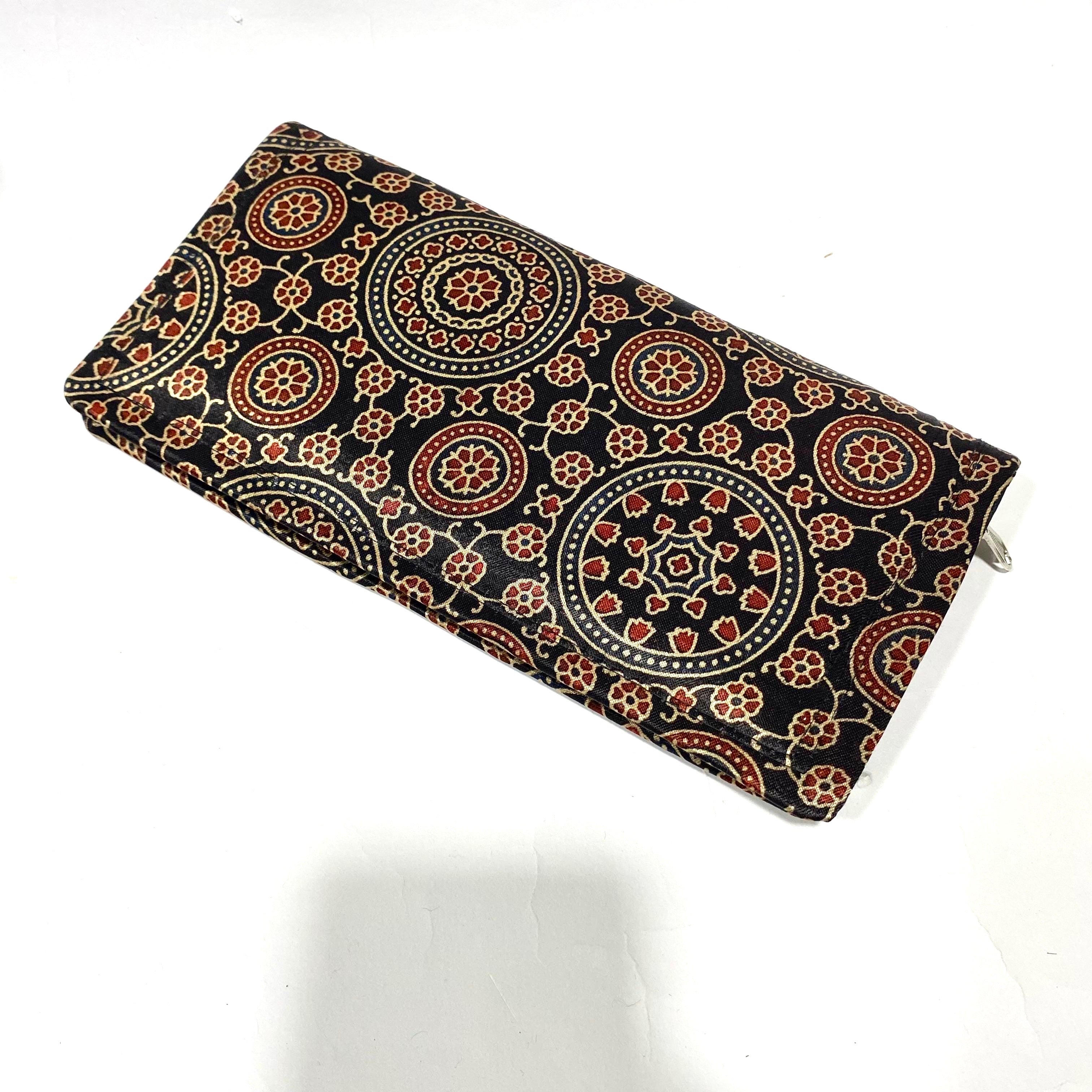 Traditional Indian Print On Purse Clutch For Keeping Your Valuables By Tamrapatra