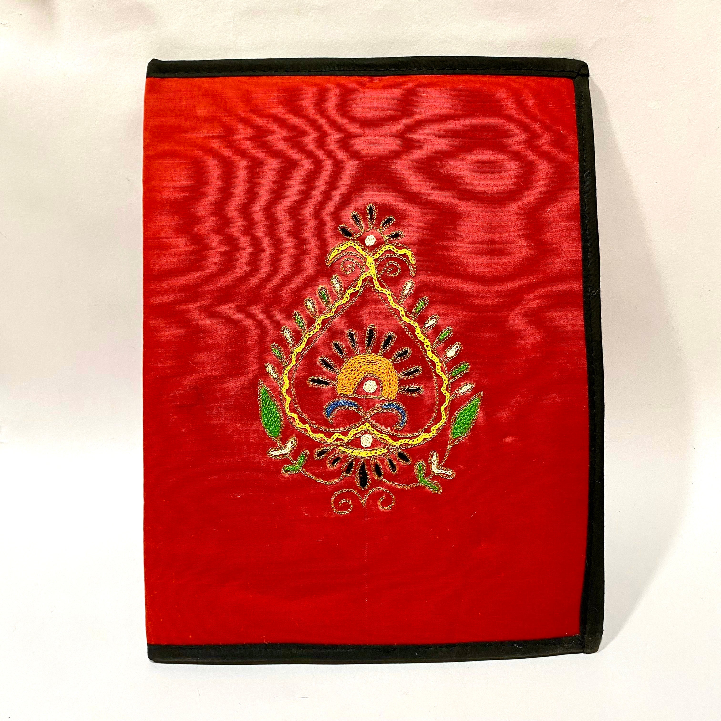 Embroidery Handmade Files To Store Documents Ethnic Collection By Tamrapatra