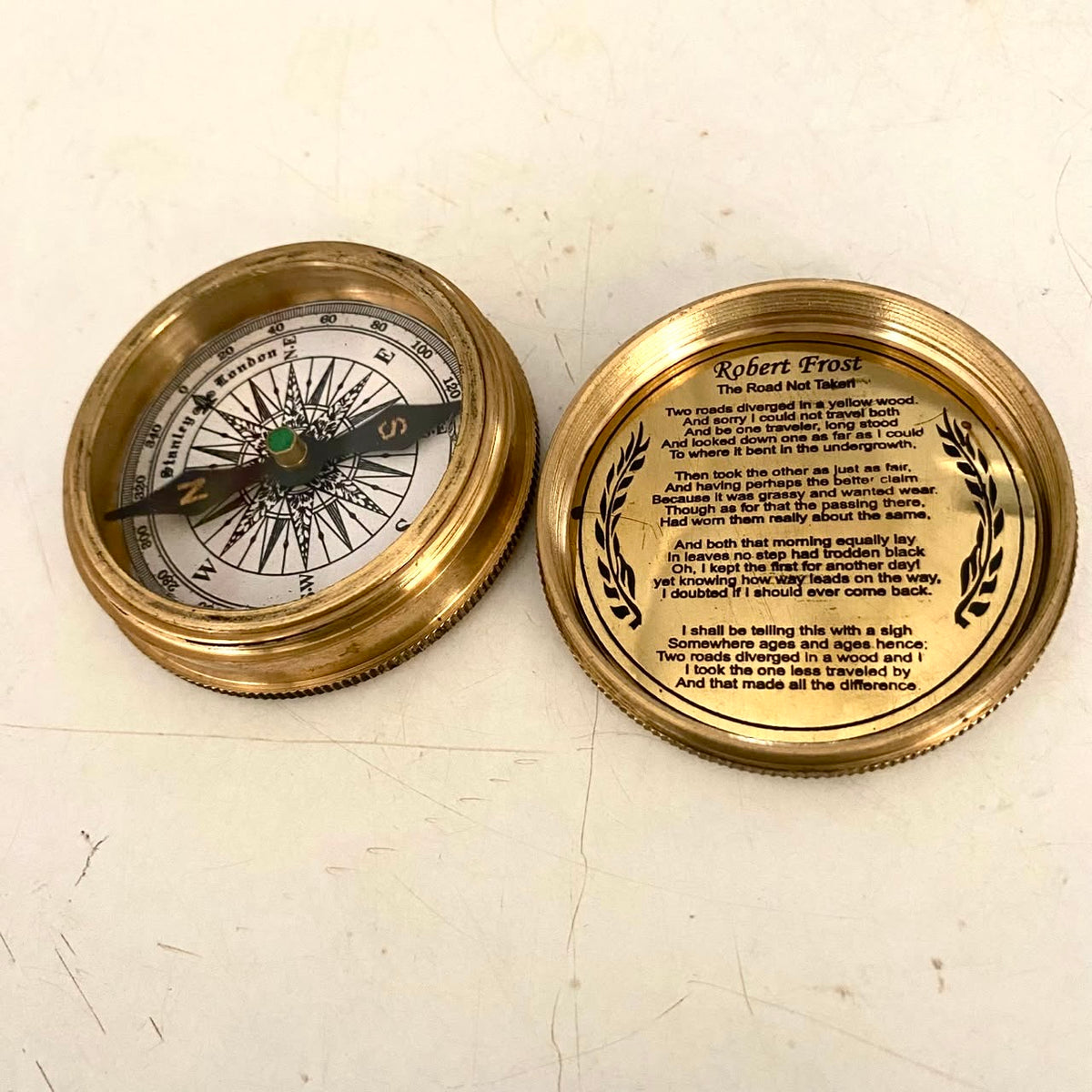 Brass Compass Vintage Nautical Collection Directions Vastu From Tamrapatra - Tamrapatra