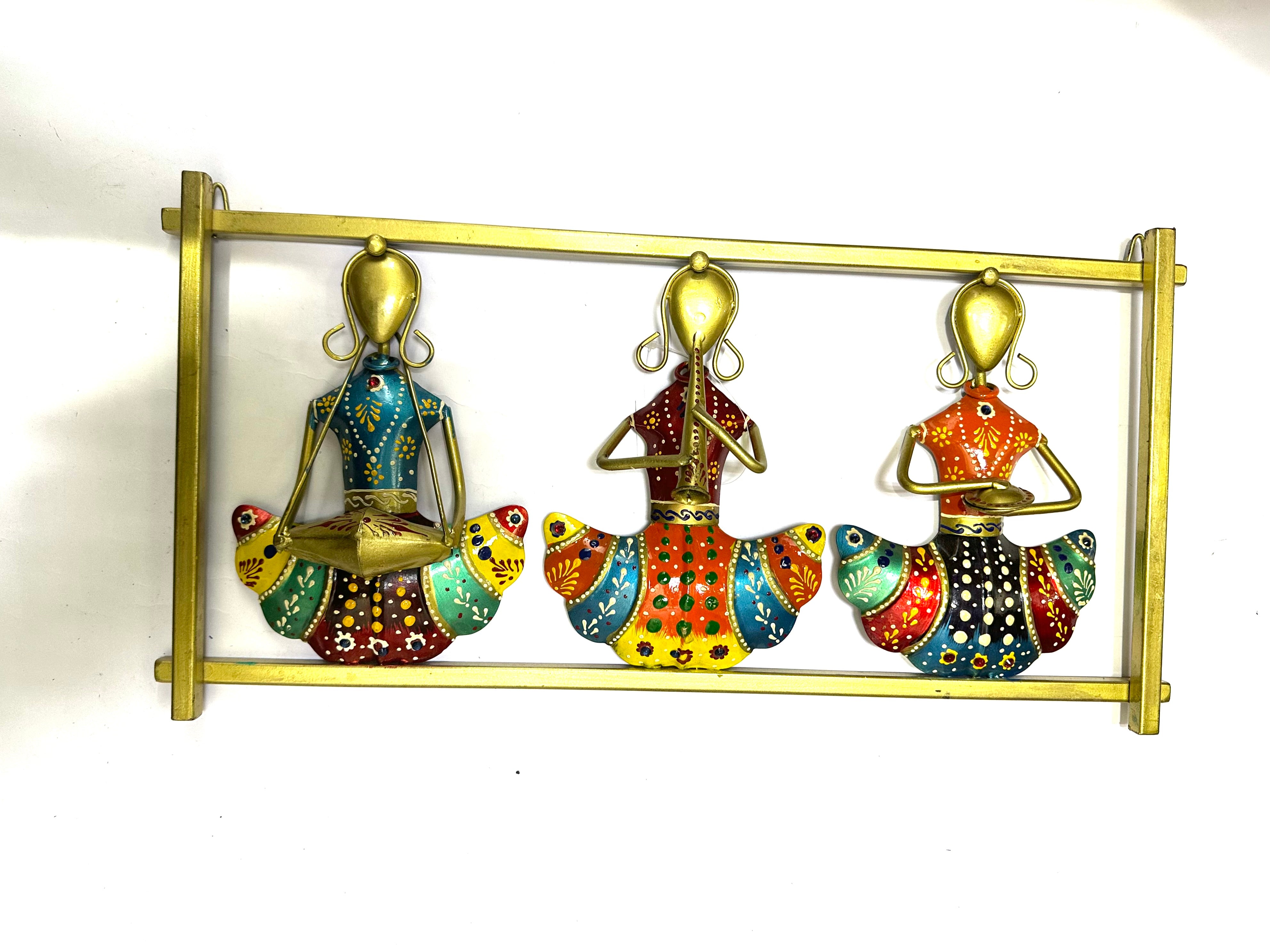 Lady Musicians In Hanging Frame Multicolor Various Designs Available At Tamrapatra