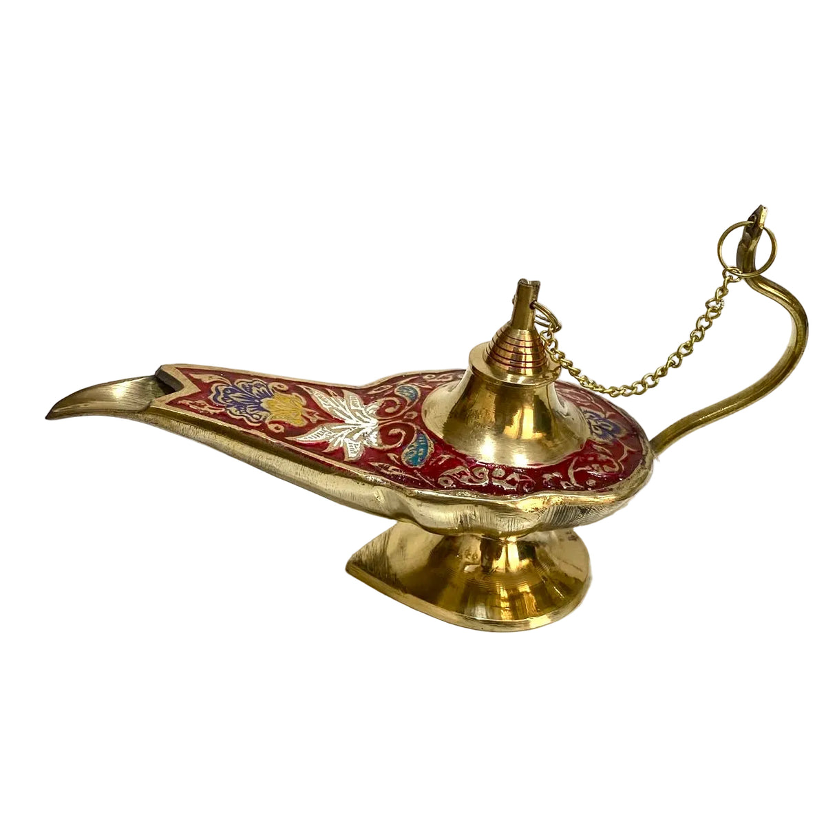 Aladdin Genie Lamp In Brassware Handcrafted Using Traditional Tools Tamrapatra