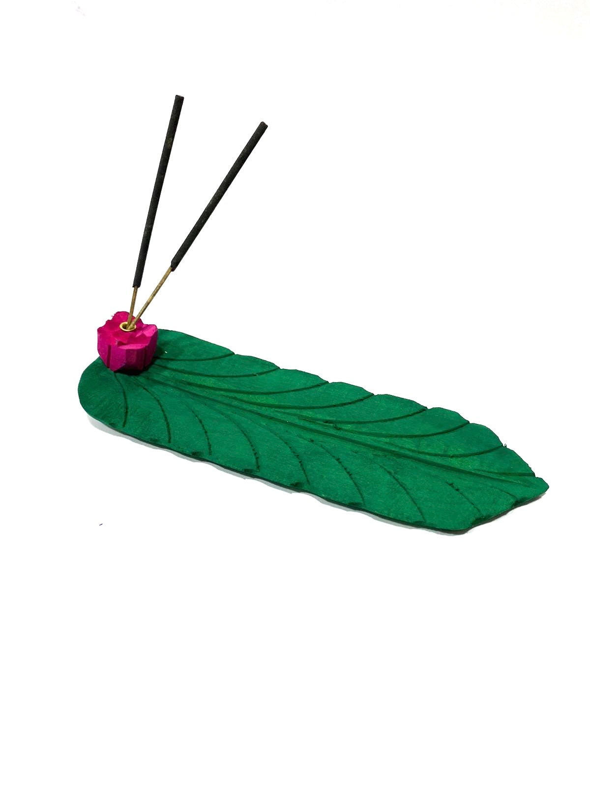 Banana Leaf Incense Stick Holder In Various Shades Exclusively From Tamrapatra