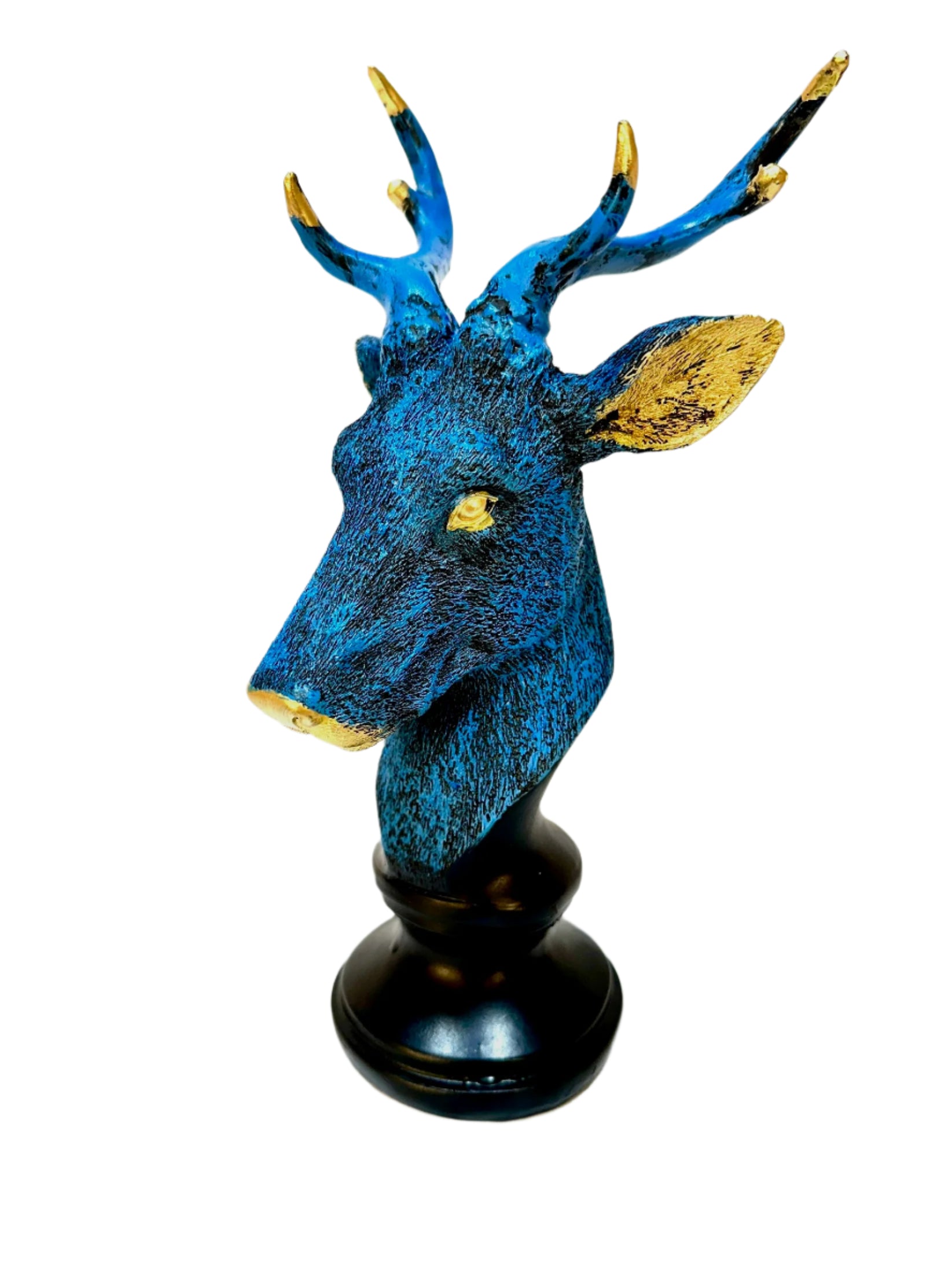 Twisted Horn Antelope Face Figure Animal Kingdom Home Décor From Tamrapatra