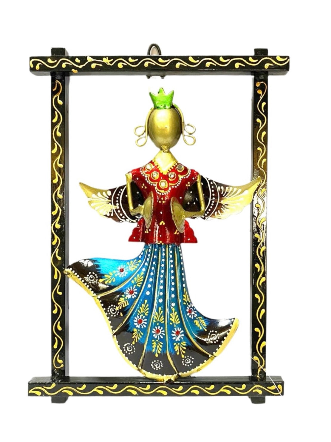 Crown Lady Musicians Frame In Options Home Metal Wall Art Designs Tamrapatra