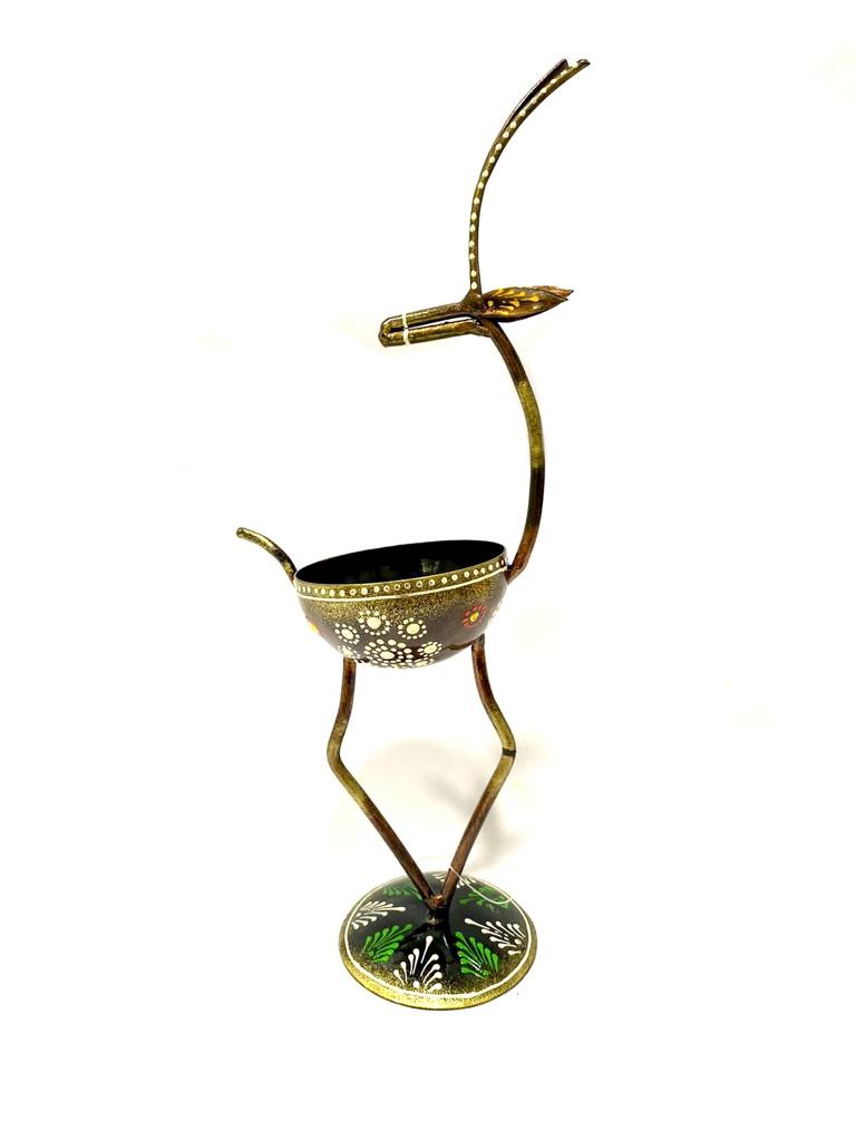 Deer Tealight Holder Metal Candle Holder Collection Attraction Available At Tamrapatra