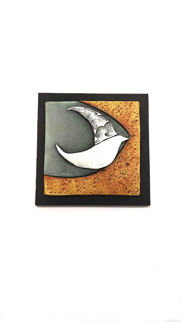 Birds Theme Wall Art Handmade Terracotta Unique Artwork From Tamrapatra - Tamrapatra
