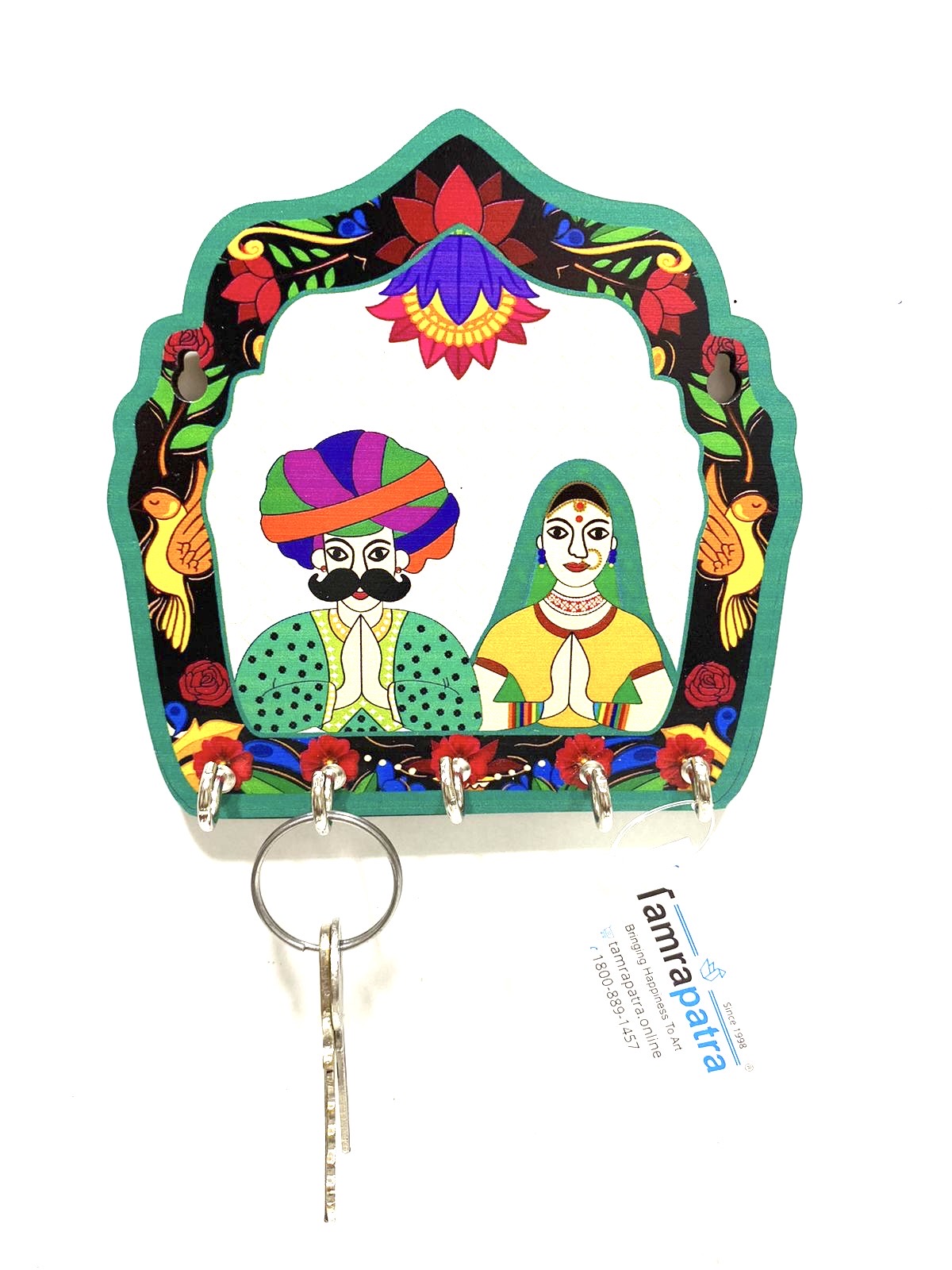 Various Concepts Of Indian Heritage Key Holders Collection MDF From Tamrapatra