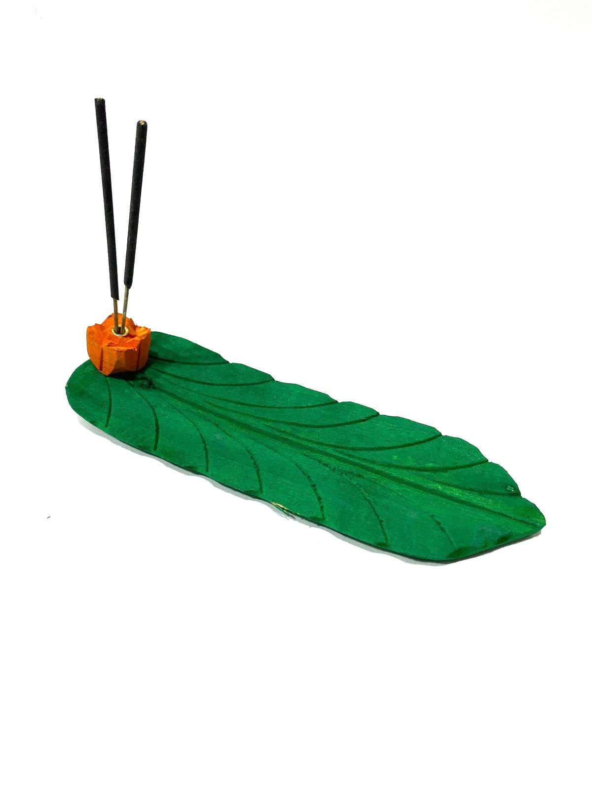 Banana Leaf Incense Stick Holder In Various Shades Exclusively From Tamrapatra