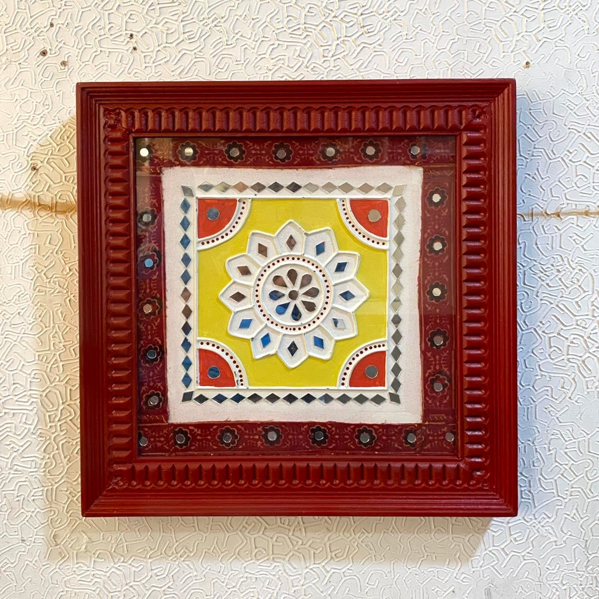 Mud Art Frames In Stunning Vintage Designs Handicrafts Of Gujrat By Tamrapatra