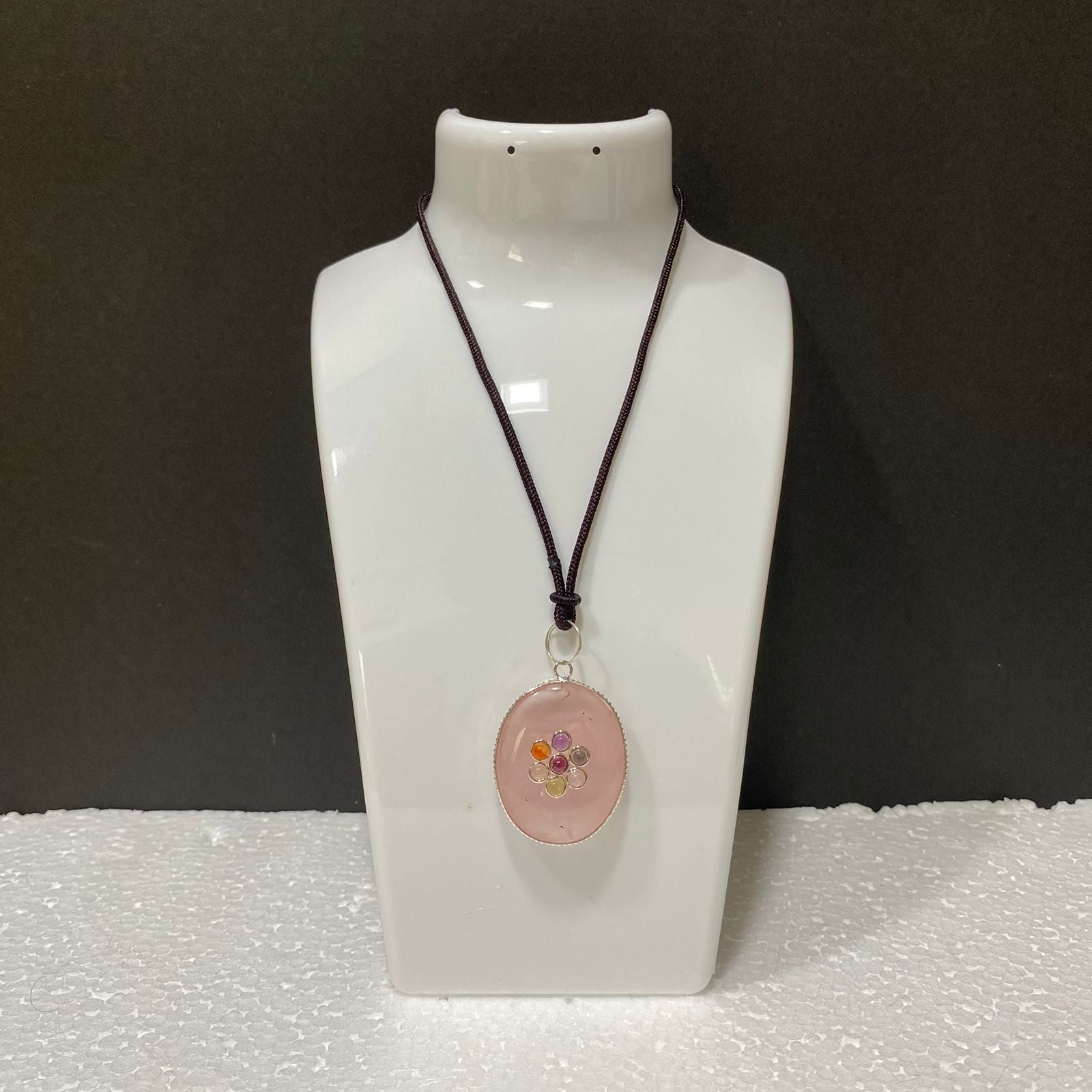 Stone Necklace With Various Designer Stones Jewellery From Tamrapatra