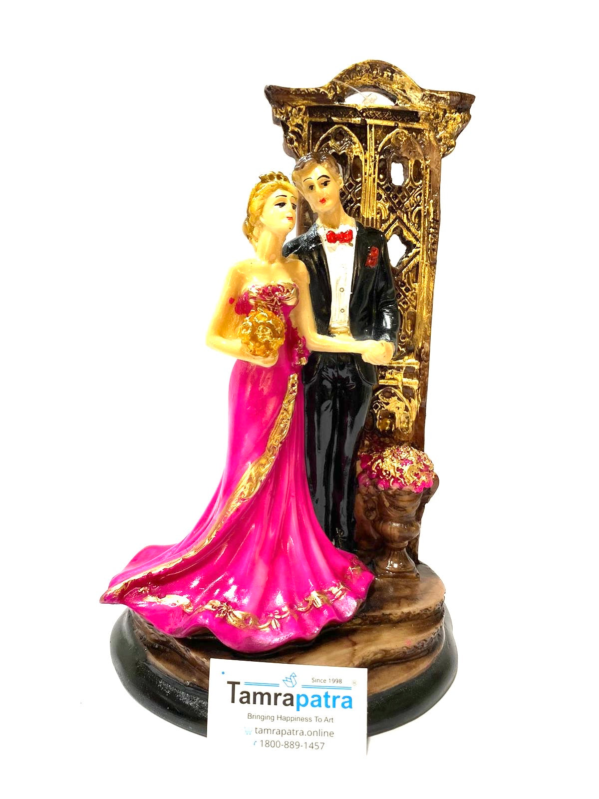 Couple Resin Art Gifts Anniversary Showpiece Marriage Collection By Tamrapatra