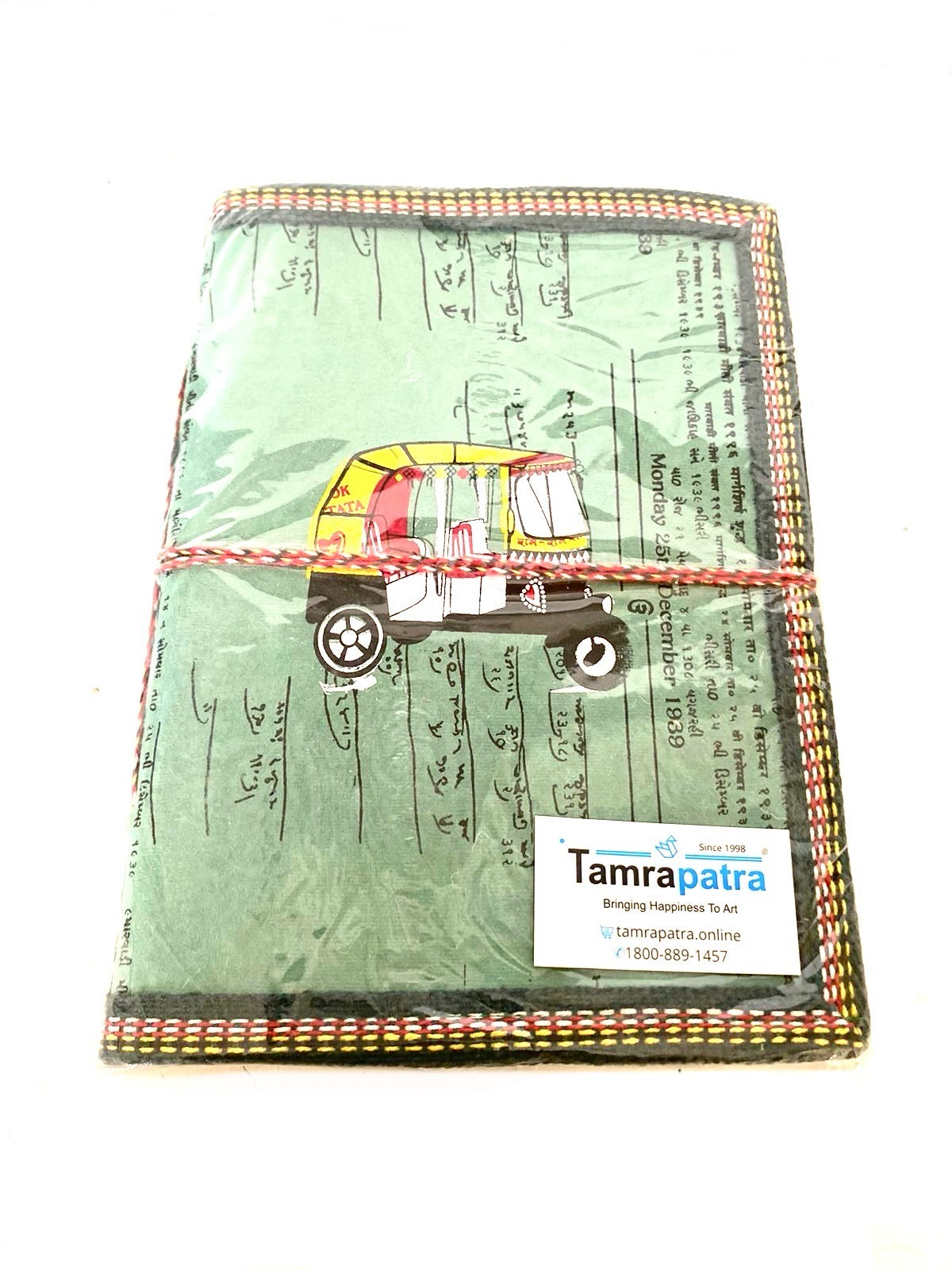 Indian Handcrafted Books Diary Recycled Handmade Paper Size XL Tamrapatra