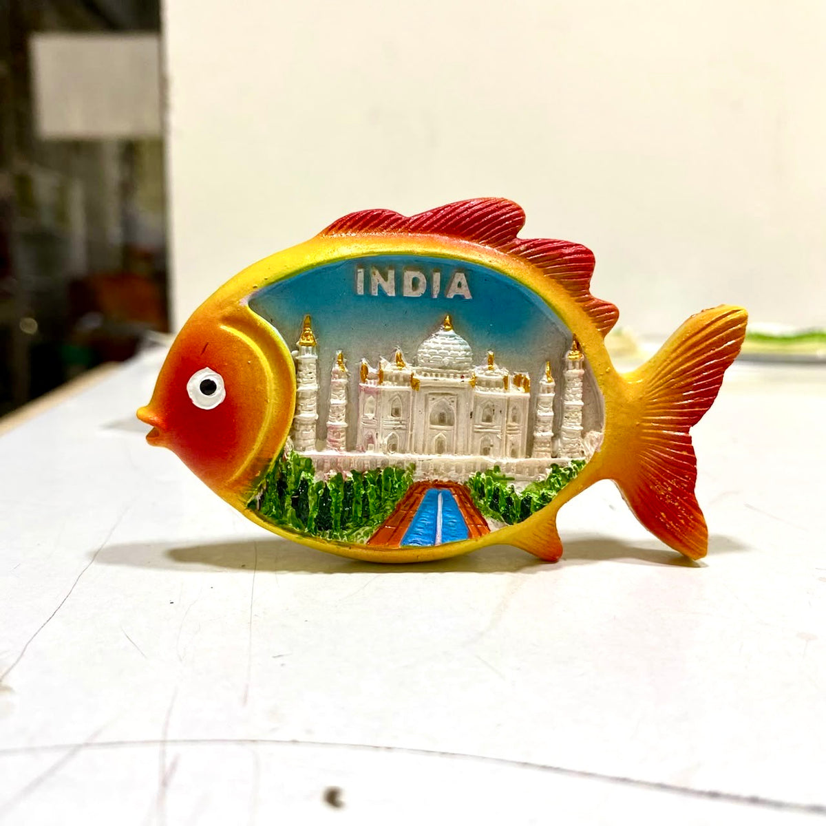 Fridge Magnets Designer Peacock Taj Mahal Rickshaw Kathakali By Tamrapatra - Tamrapatra
