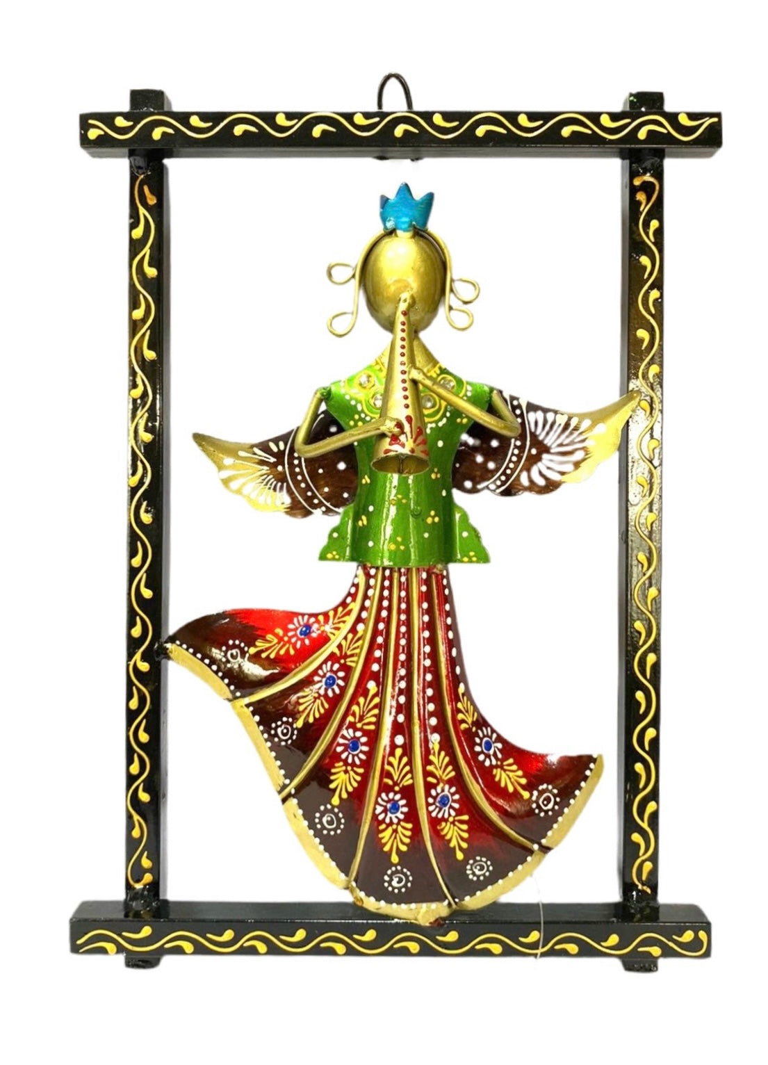 Crown Lady Musicians Frame In Options Home Metal Wall Art Designs Tamrapatra