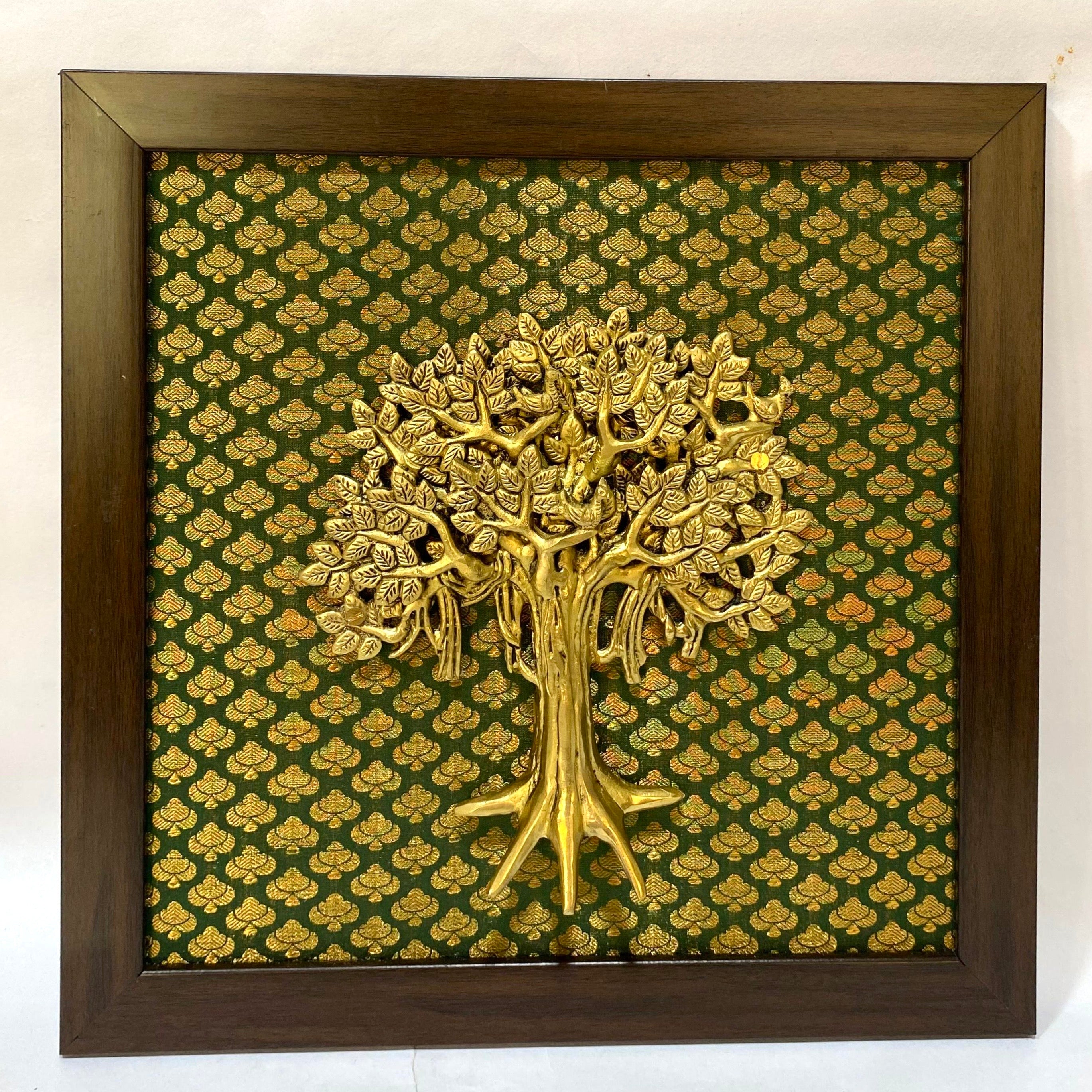 Brass Tree Frame Wall Art Office Home Decor Premium Collection By Tamrapatra