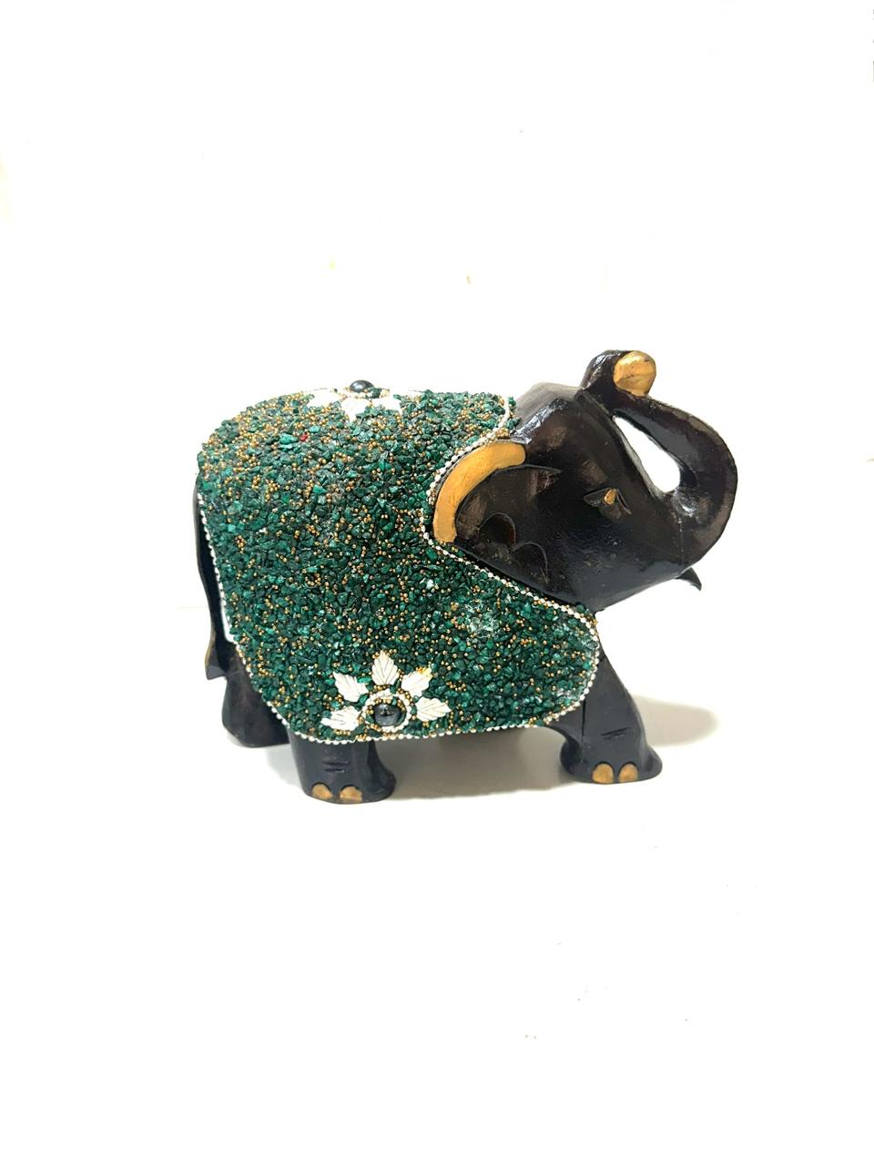 Big Elephants Handcrafted With Gemstones Exclusive Collection From Tamrapatra