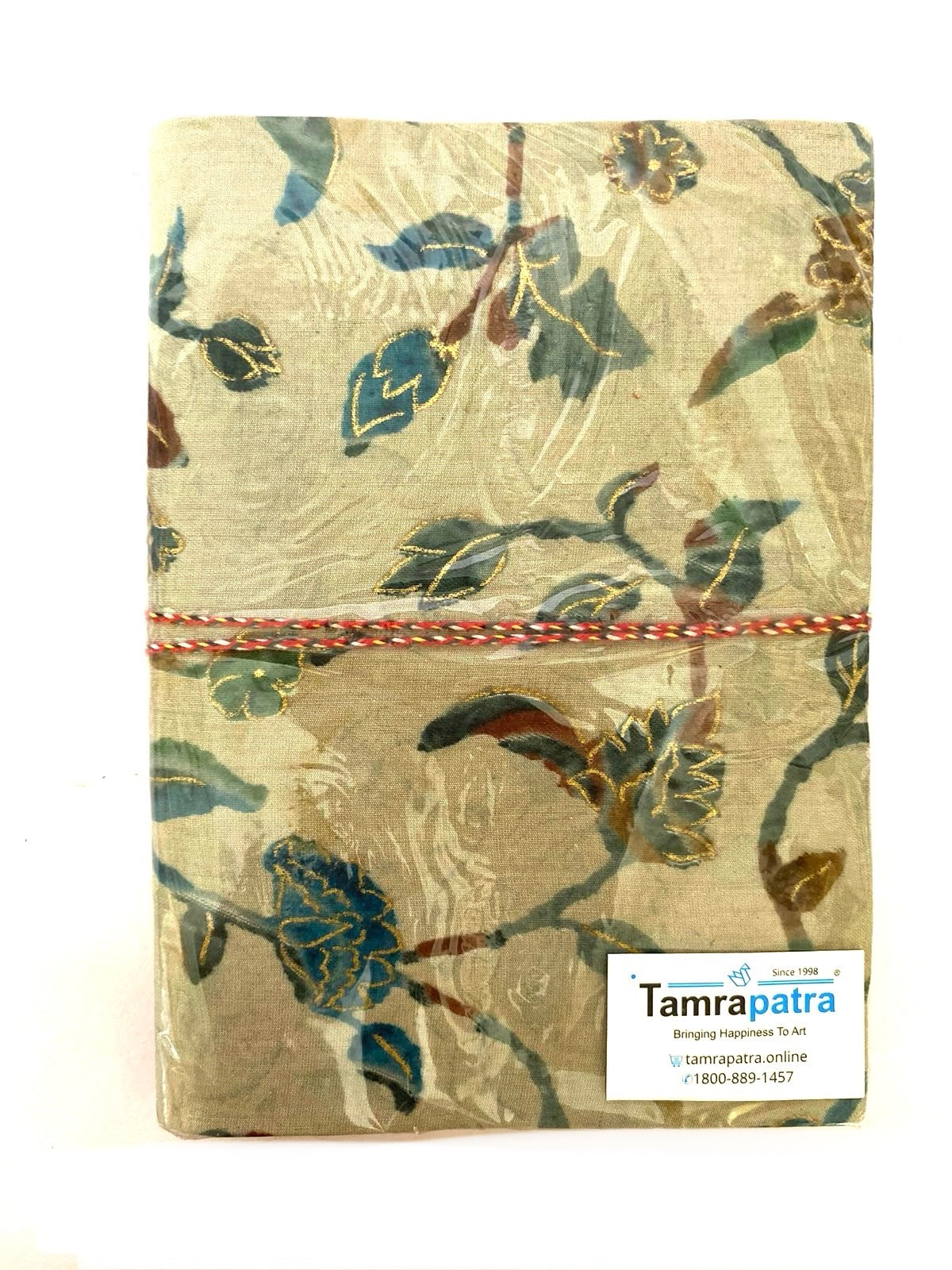 Handmade Paper Diary Gifting Collection Floral Cloth Painting XL Tamrapatra