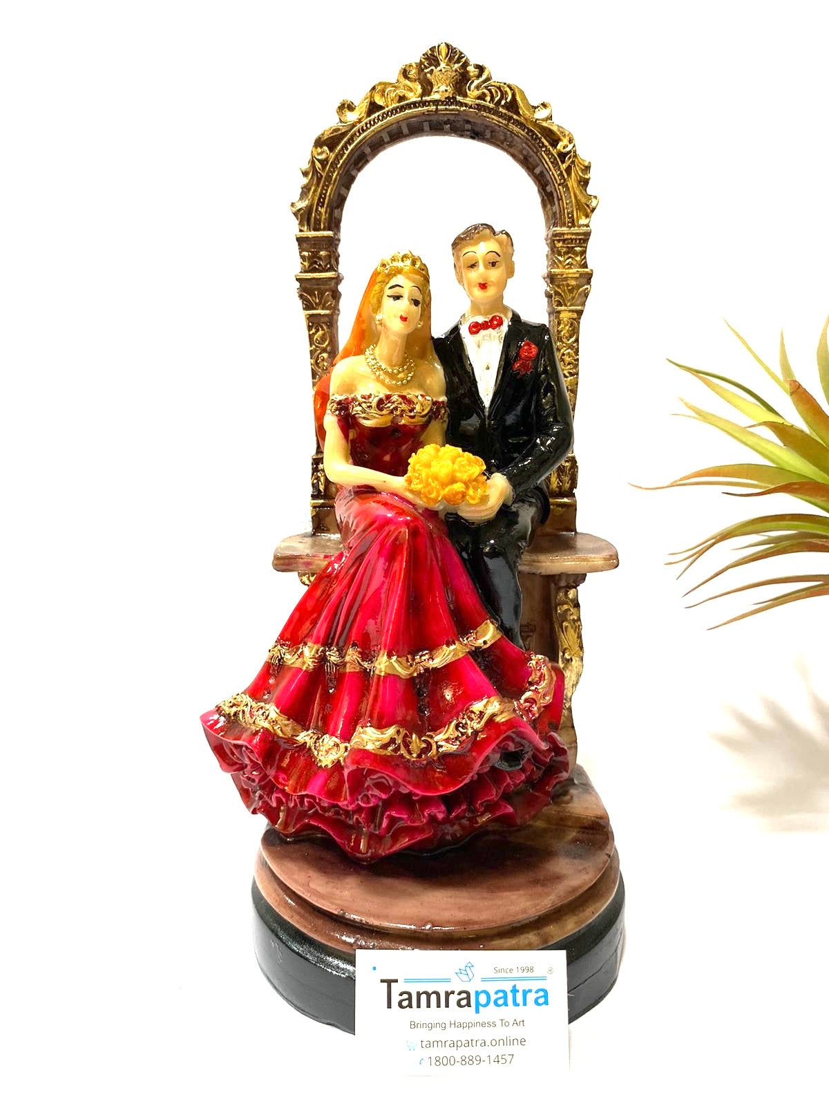 Couple Resin Art Gifts Anniversary Showpiece Marriage Collection By Tamrapatra