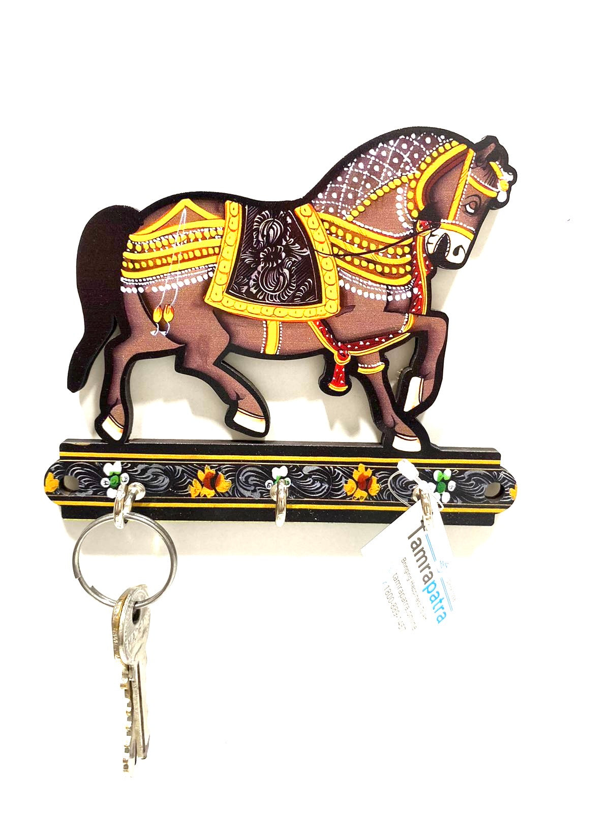 Various Concepts Of Indian Heritage Key Holders Collection MDF From Tamrapatra