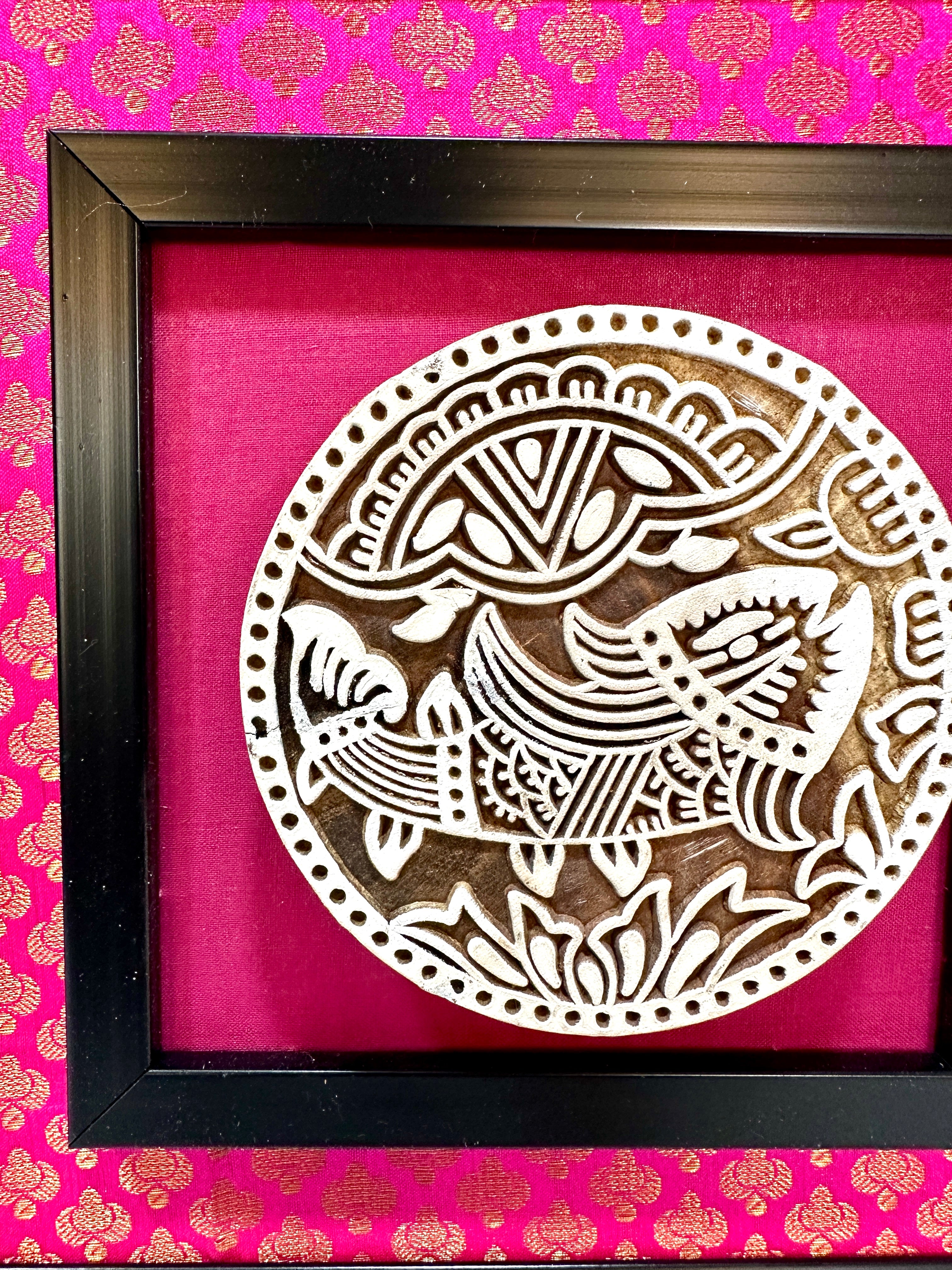 Wooden Block Frames In Intriguing Designs Wall Art Hangings From Tamrapatra