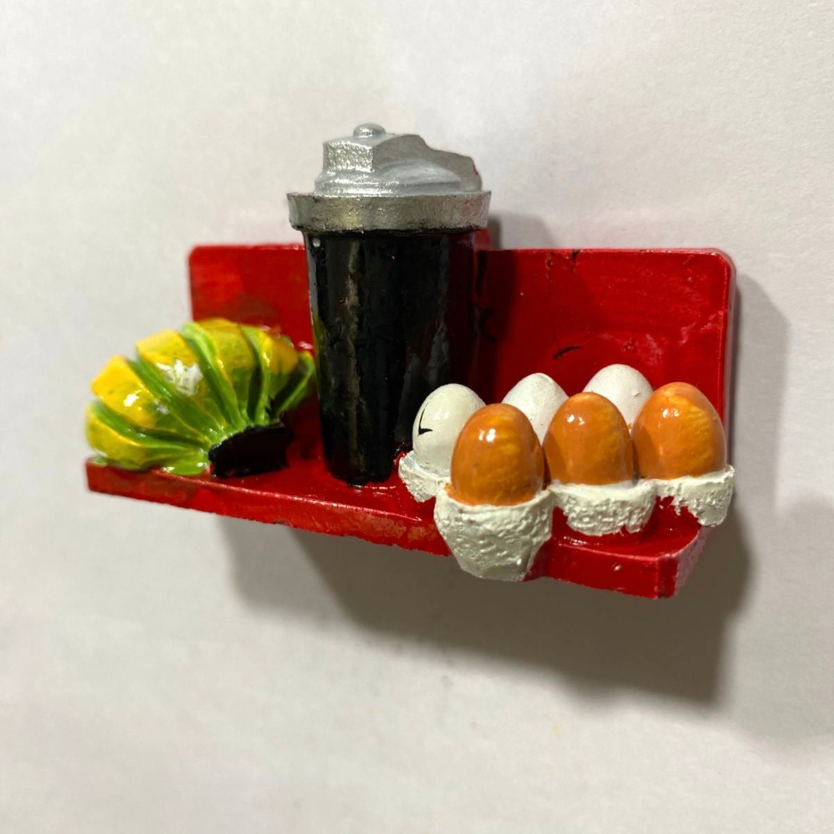 Fine Indian Food Items On Magnets Souvenir Realistic Collectible From Tamrapatra - Tamrapatra