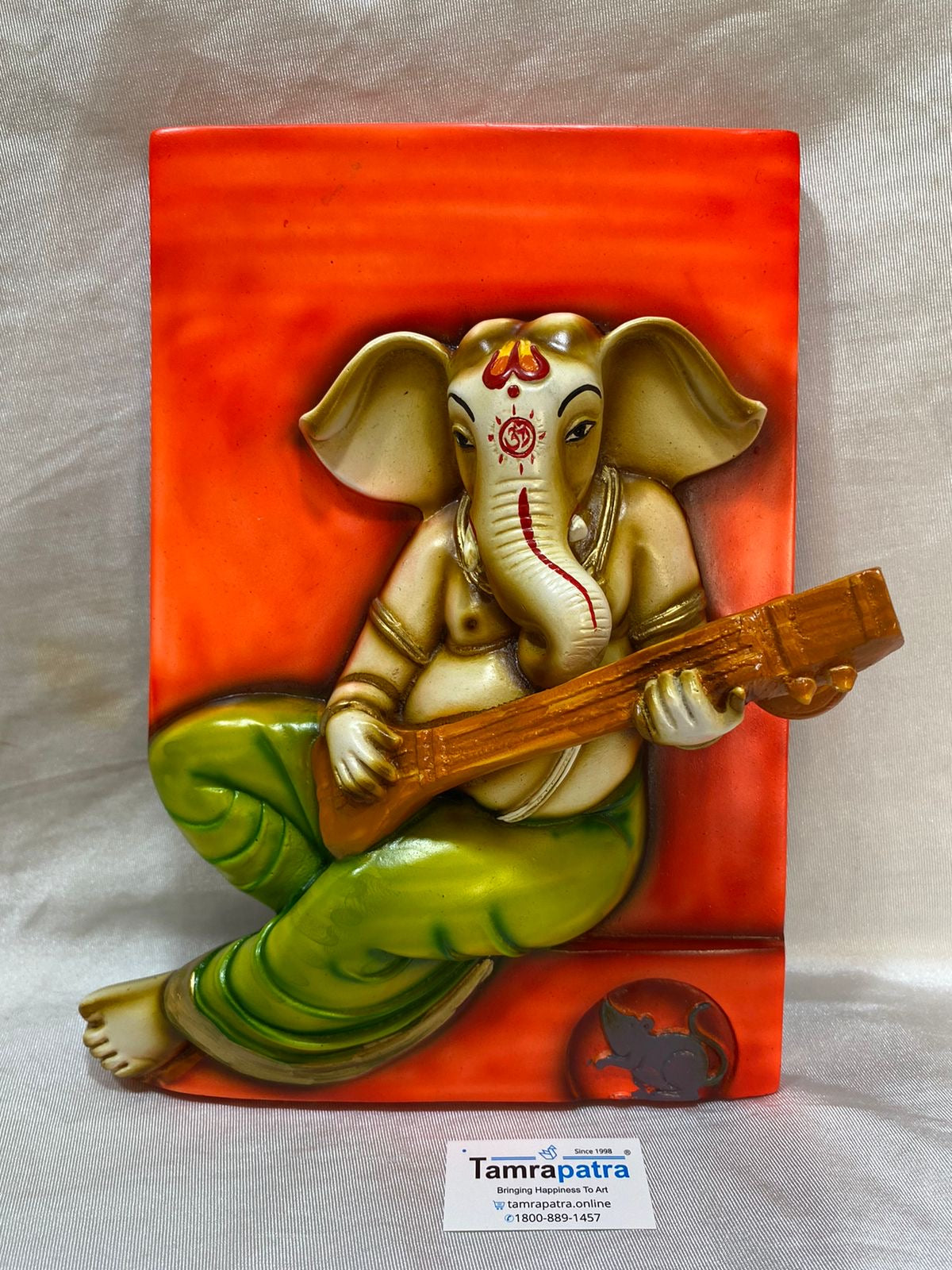 Ganesh Idol Wall Hanging Resin Modern Theme For Home Office Décor By Tamrapatra