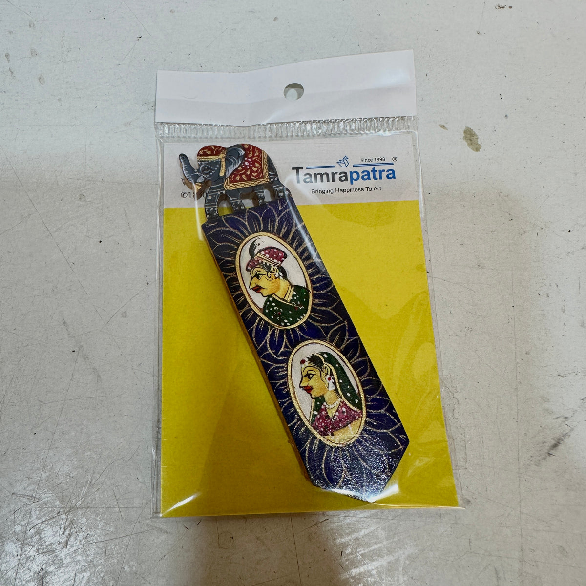 Wooden Bookmark Hand Painted Stationary Indian Crafts From Tamrapatra - Tamrapatra