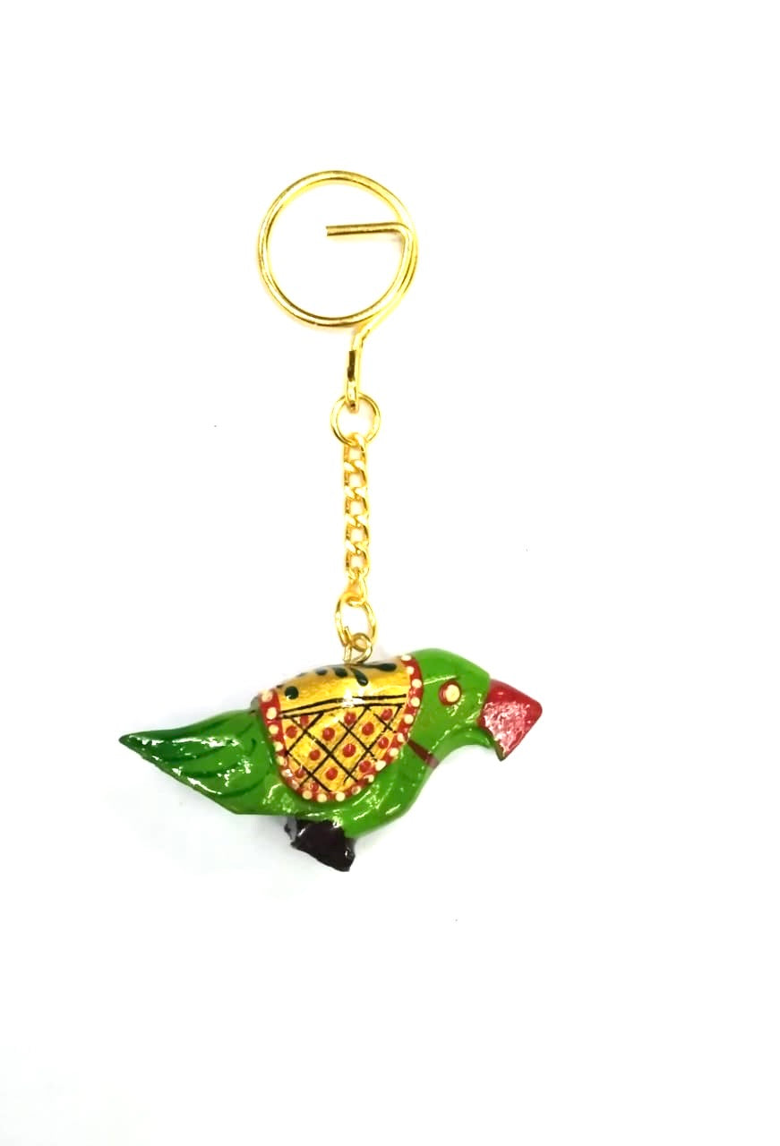 Various Keychains Animal Design With Variety Of Colors Hand Painted By Tamrapatra