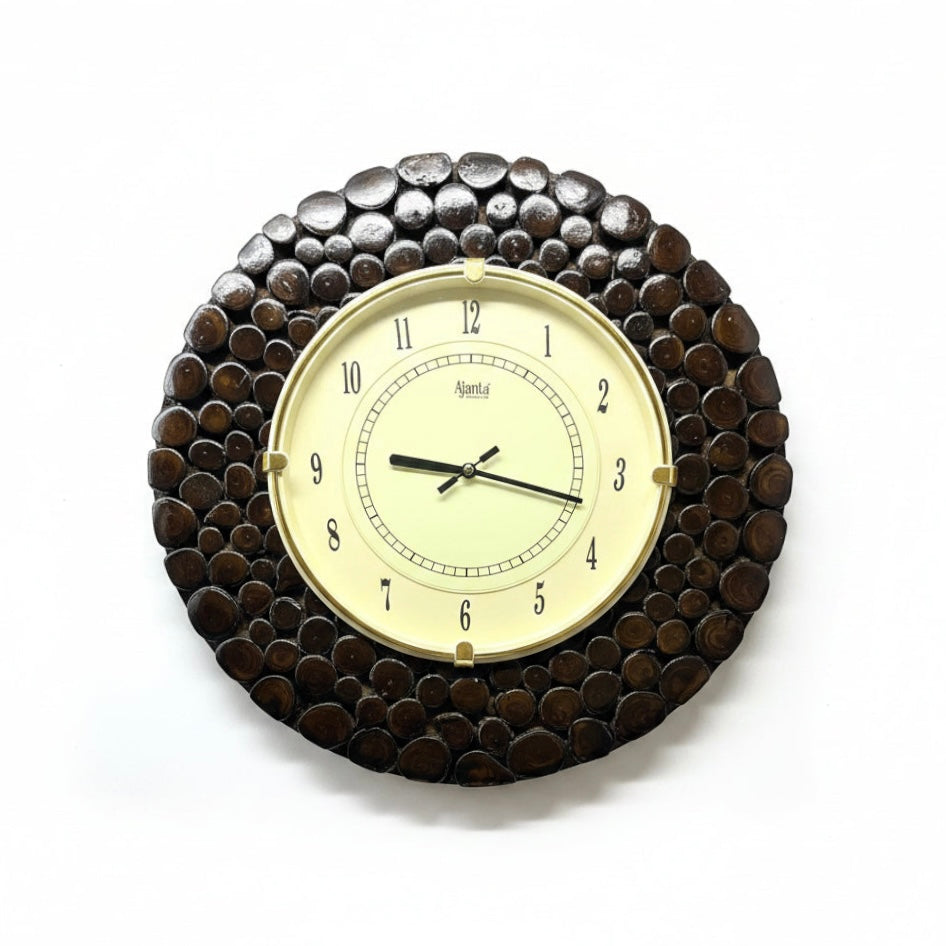 Wooden Clocks In Large Elegant Designs Wall Artware Utility From Tamrapatra - Tamrapatra
