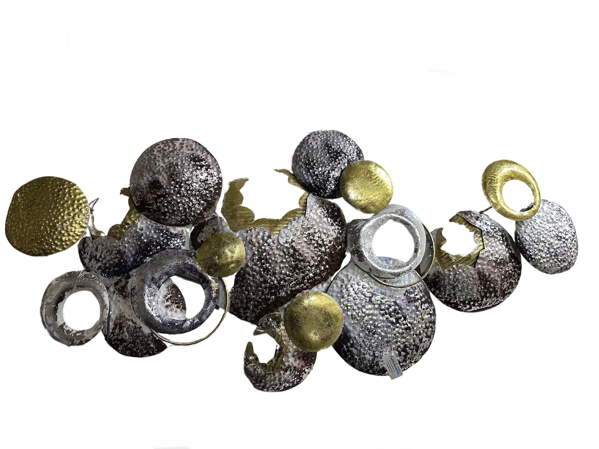 Shades of Mulberry Classic Metal Wall Décor For Living Room Handcrafted By Tamrapatra