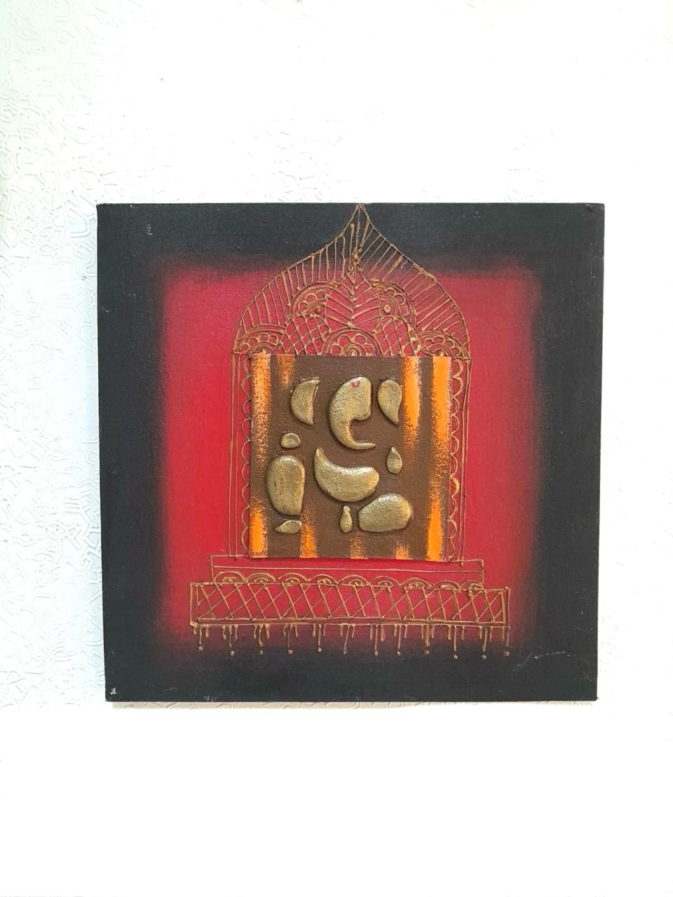 Ganesha 3D Art Canvas Paintings Wall Art Décor Exclusive Designs By Tamrapatra