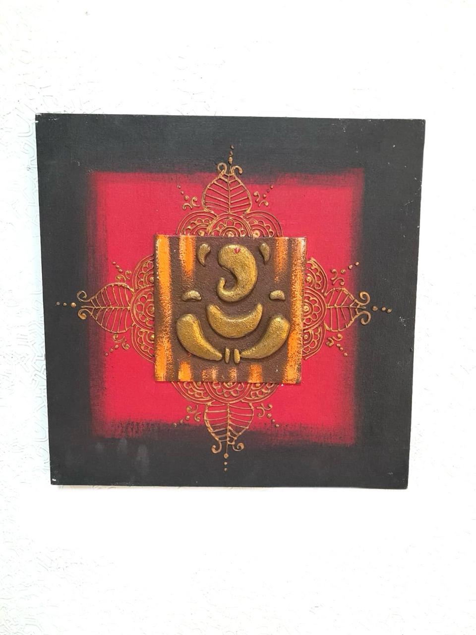 Ganesha 3D Art Canvas Paintings Wall Art Décor Exclusive Designs By Tamrapatra