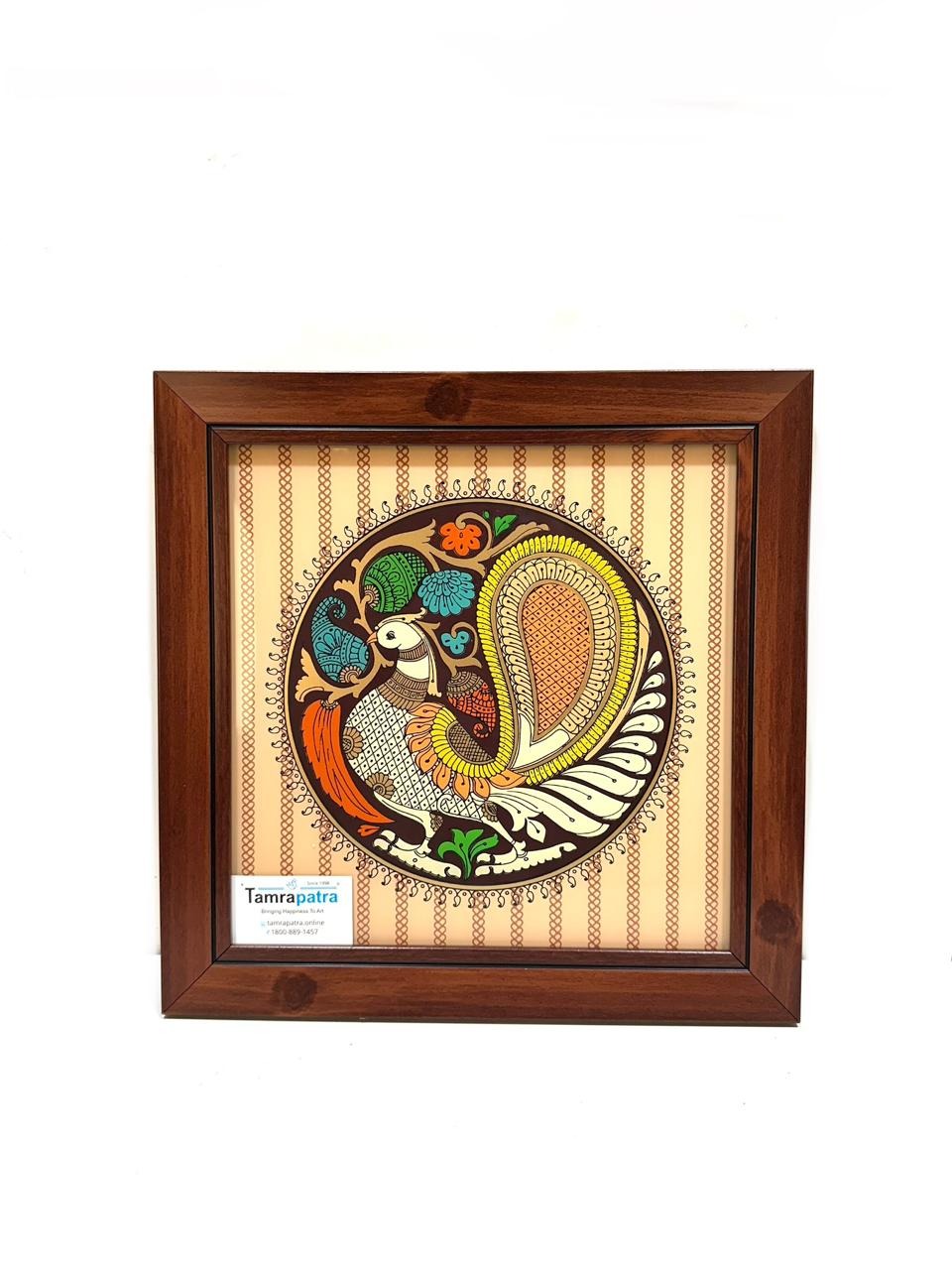 Birds Theme Tanjore Reverse Glass Paintings Frame In Various Designs By Tamrapatra
