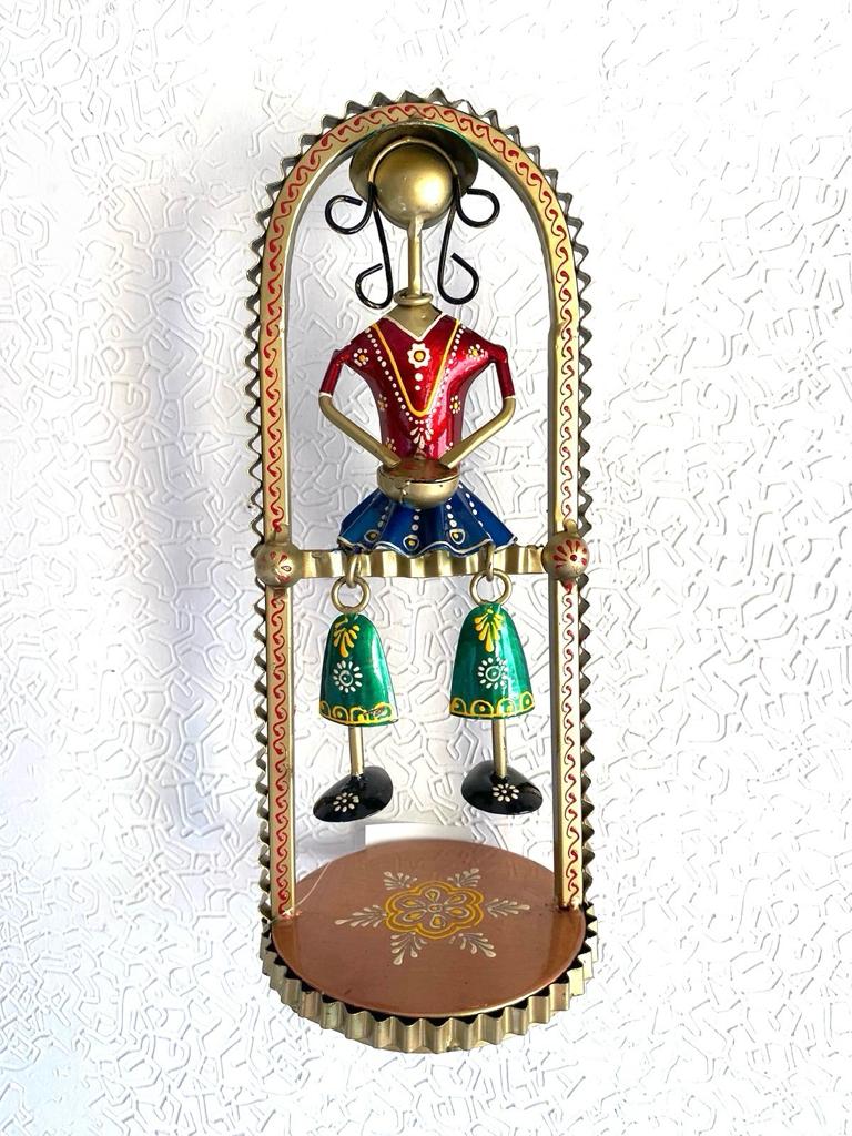 Sitting Dolls Metal Hanging With Moving Legs New Table Top In Store By Tamrapatra