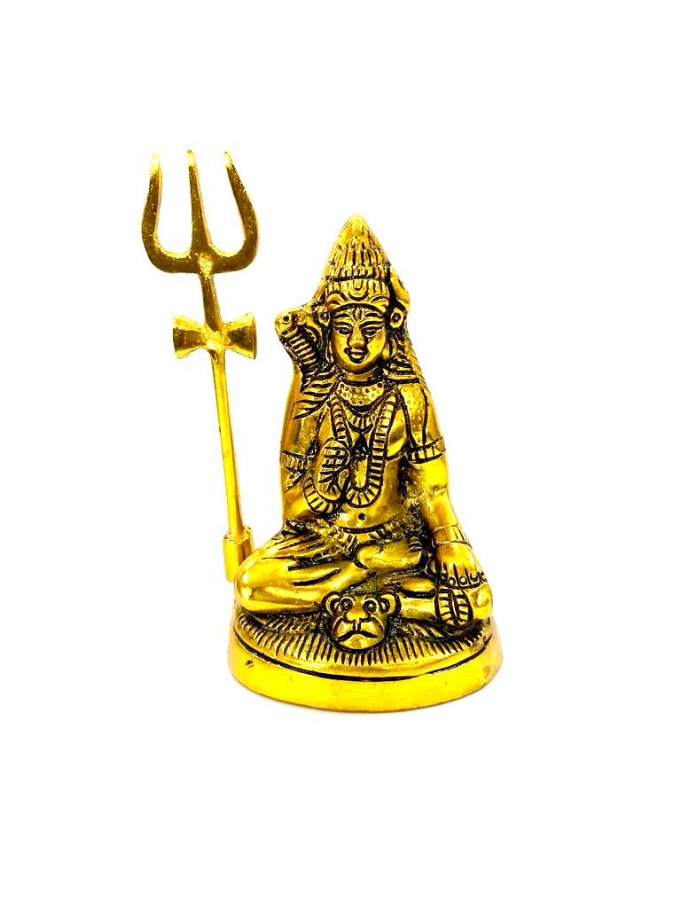 Shiv Idols God Metal Art God Collection Handmade Arts & Crafts From Tamrapatra