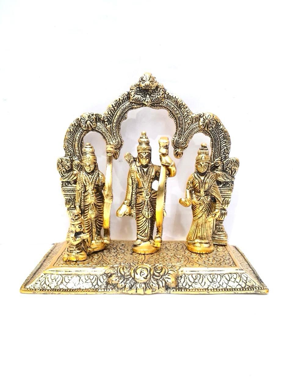 Ram Darbar Metal Art Spiritual Gifts Handcrafted By Indian Artisans From Tamrapatra
