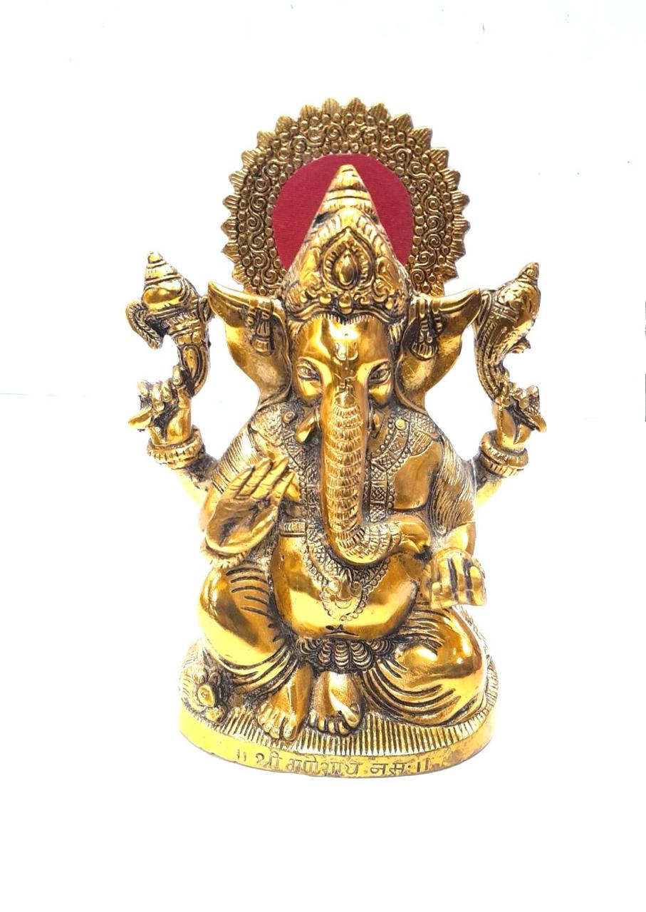 Metal Religious Idol Ganesh spiritual Collection In Various Designs From Tamrpaatra