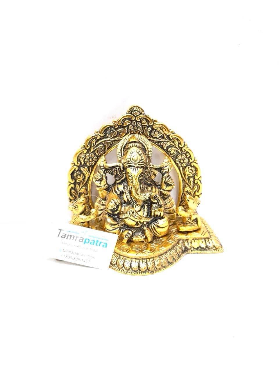 Metal Religious Idol Ganesh spiritual Collection In Various Designs From Tamrpaatra