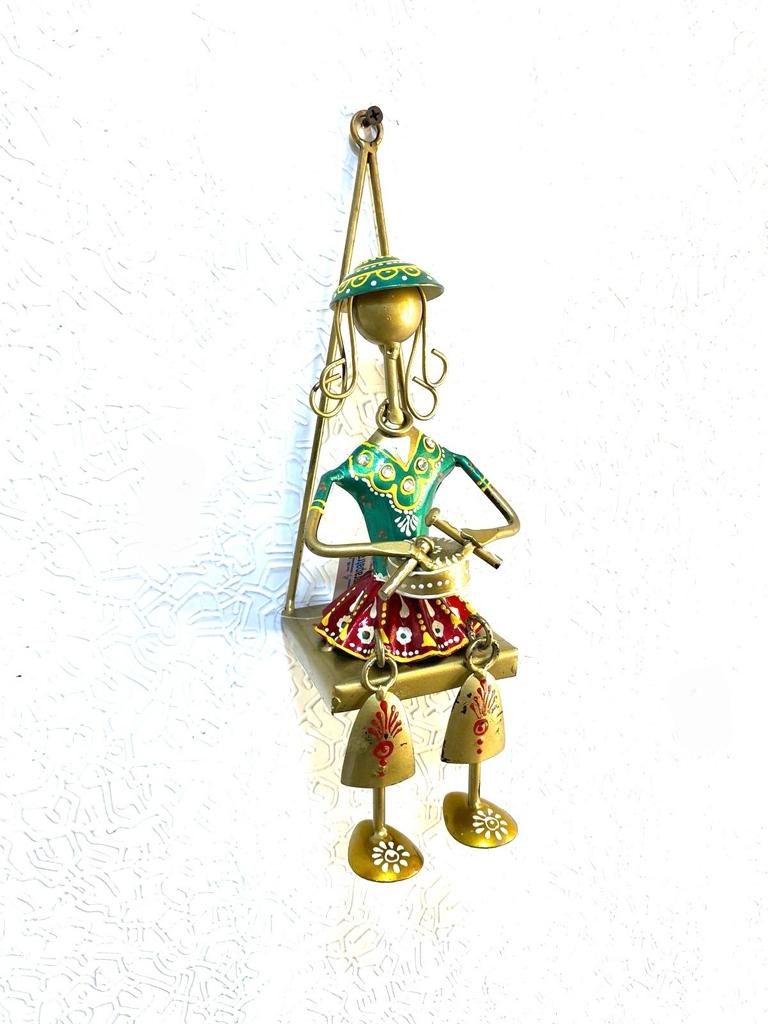 Hanging Musical Lady Wall Hangings Décor Collectible Handicrafts From Tamrapatra