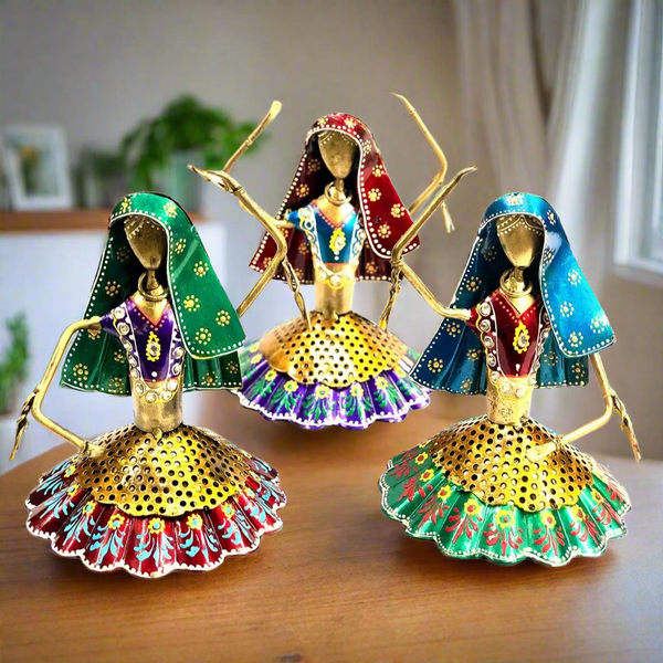 Dancing Doll Series Exclusively Hand Painted Folk Tribe From Tamrapatr