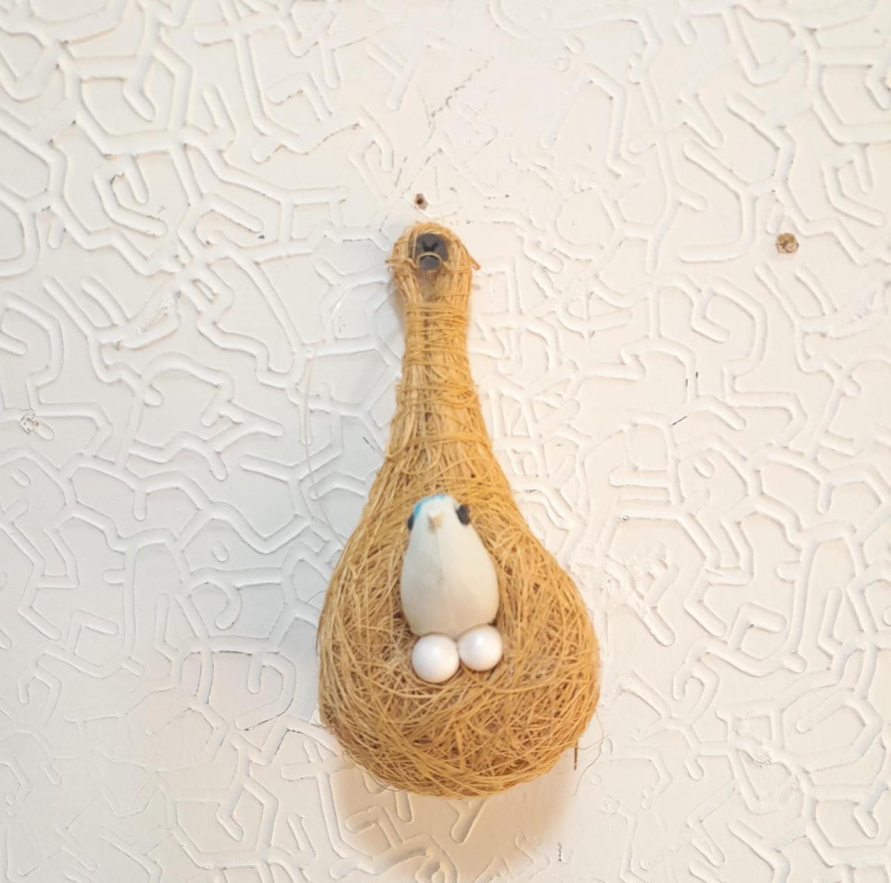 Weaver Bird Nest & Others Decoration For Garden & Home Handcrafted Tamrapatra