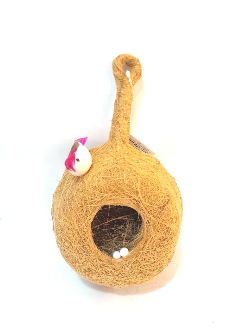 Big Weaver Bird Nest Excellent Natural Coir Eco Friendly Decoration By Tamrapatra
