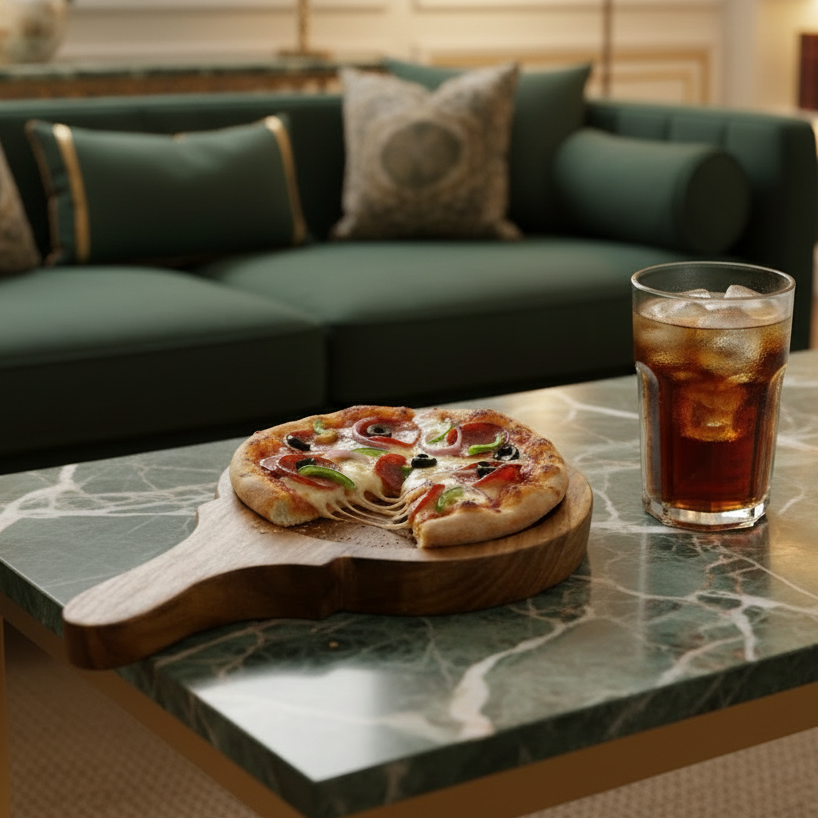 Wooden Platters To Serve Pizza Snacks Multipurpose Easy To Handle Tamrapatra