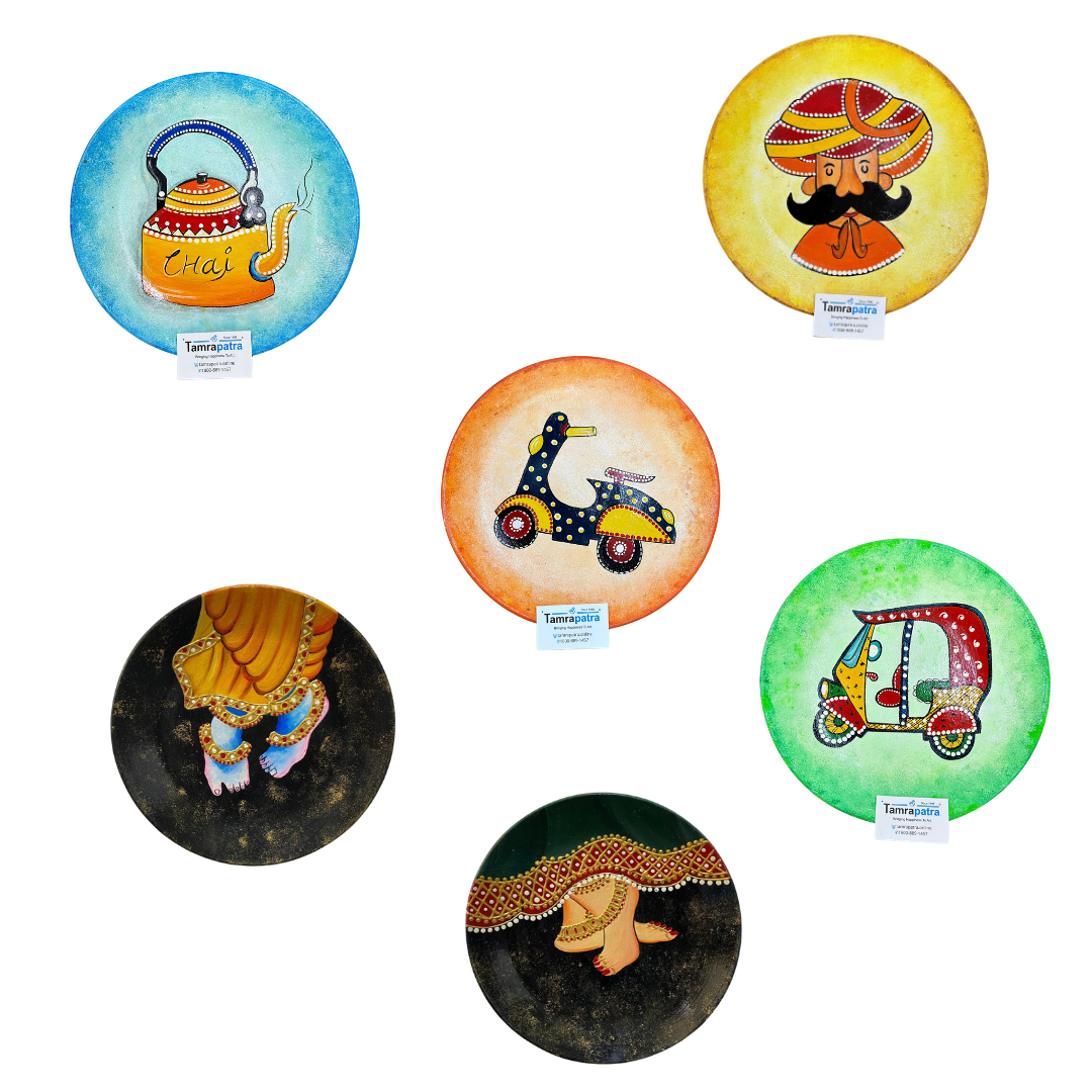 The One In Many Designer Plates To Decorate Your Walls Terracotta From Tamrapatra - Tamrapatra